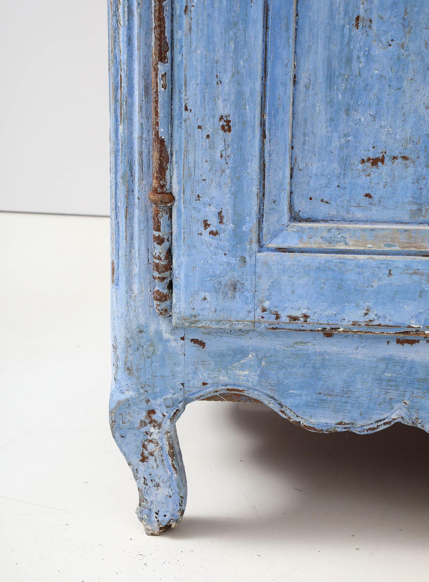 XIXe siècle Buffet français peint en bleu, milieu du 19e siècle en vente