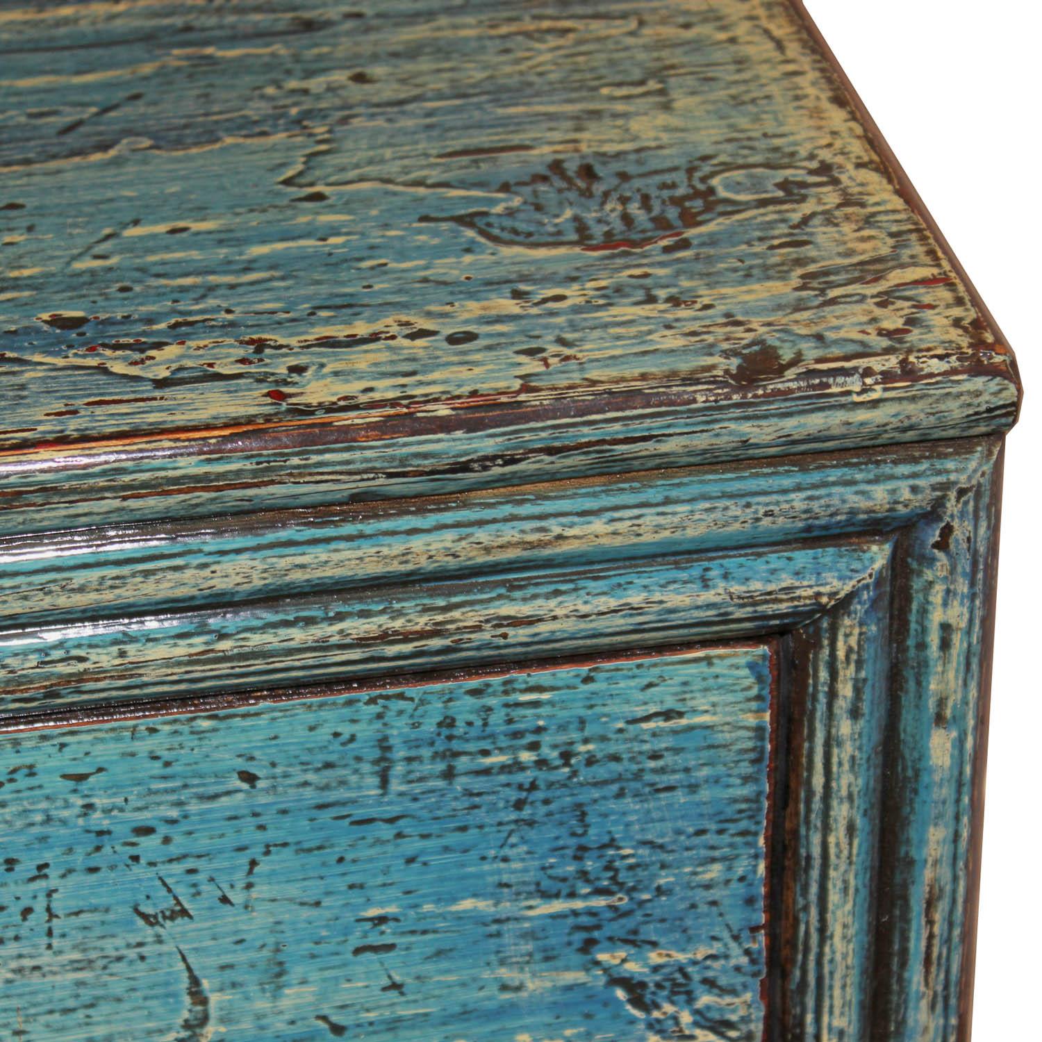 Contemporary Blue Painted Sideboard