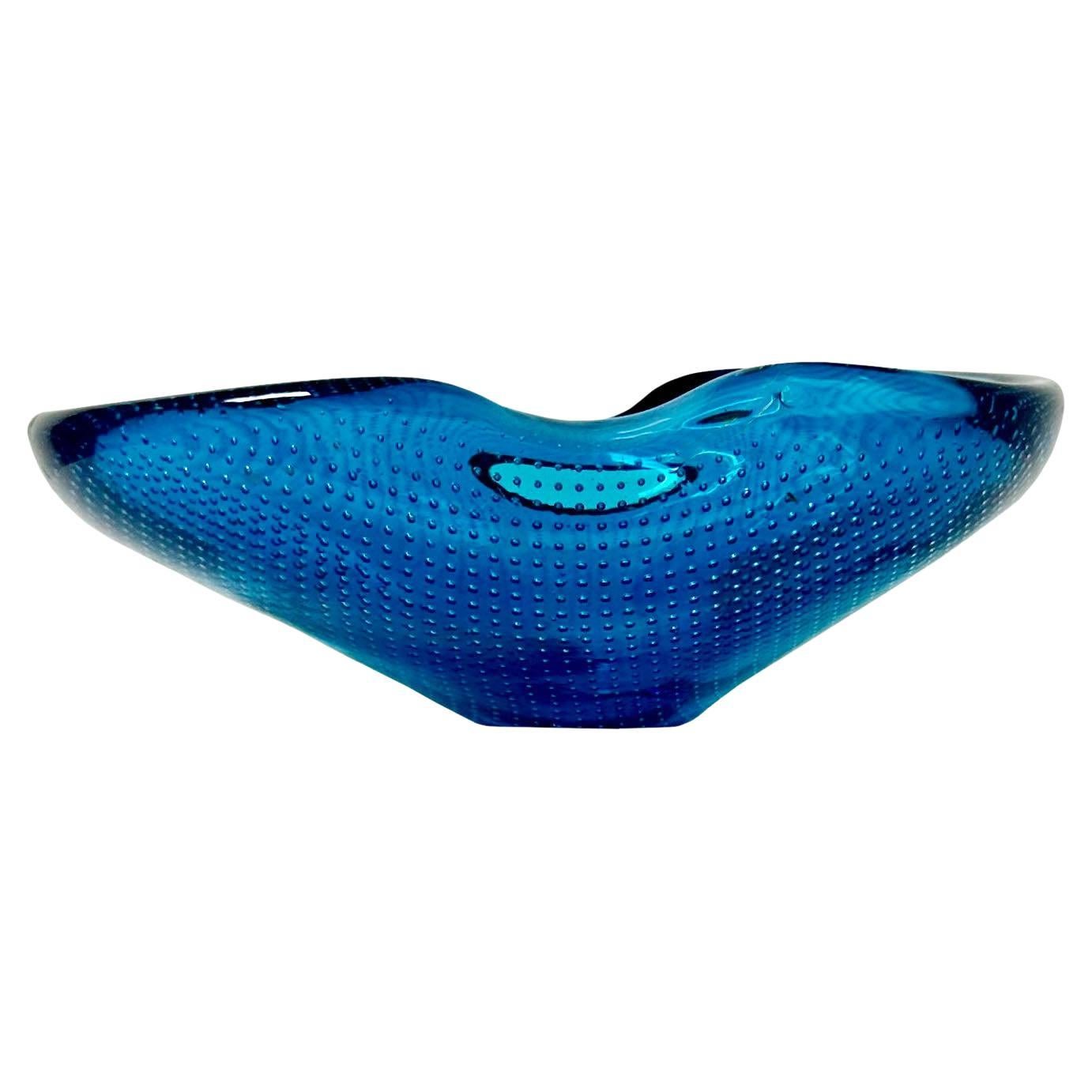 Blue Pairpoint Bowl For Sale