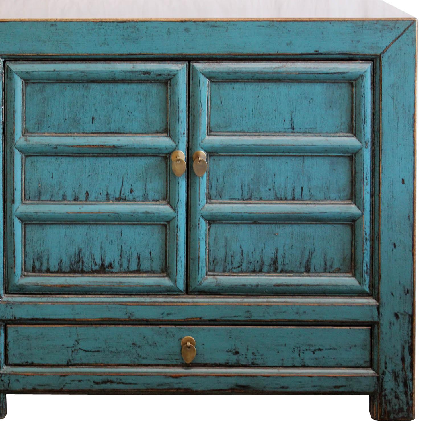 Blue Panel Door Sideboard 1