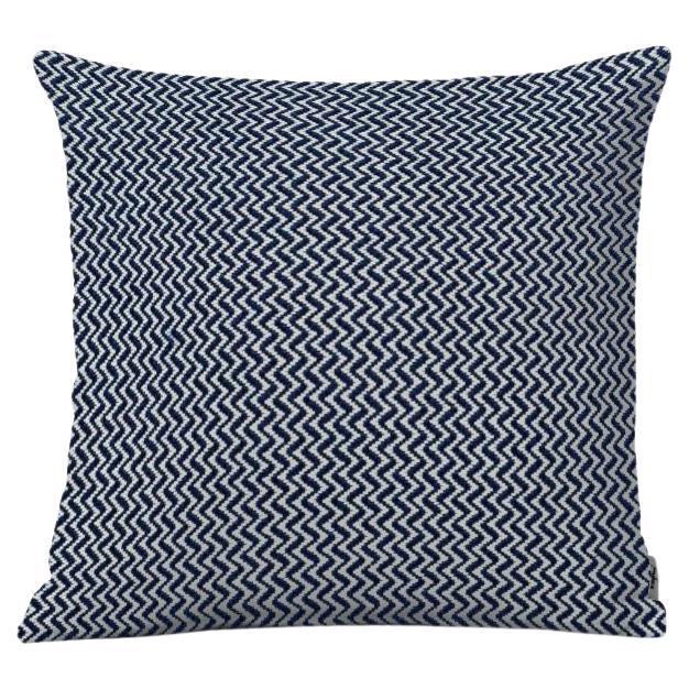 Almohada resistente a la intemperie con dibujo azul