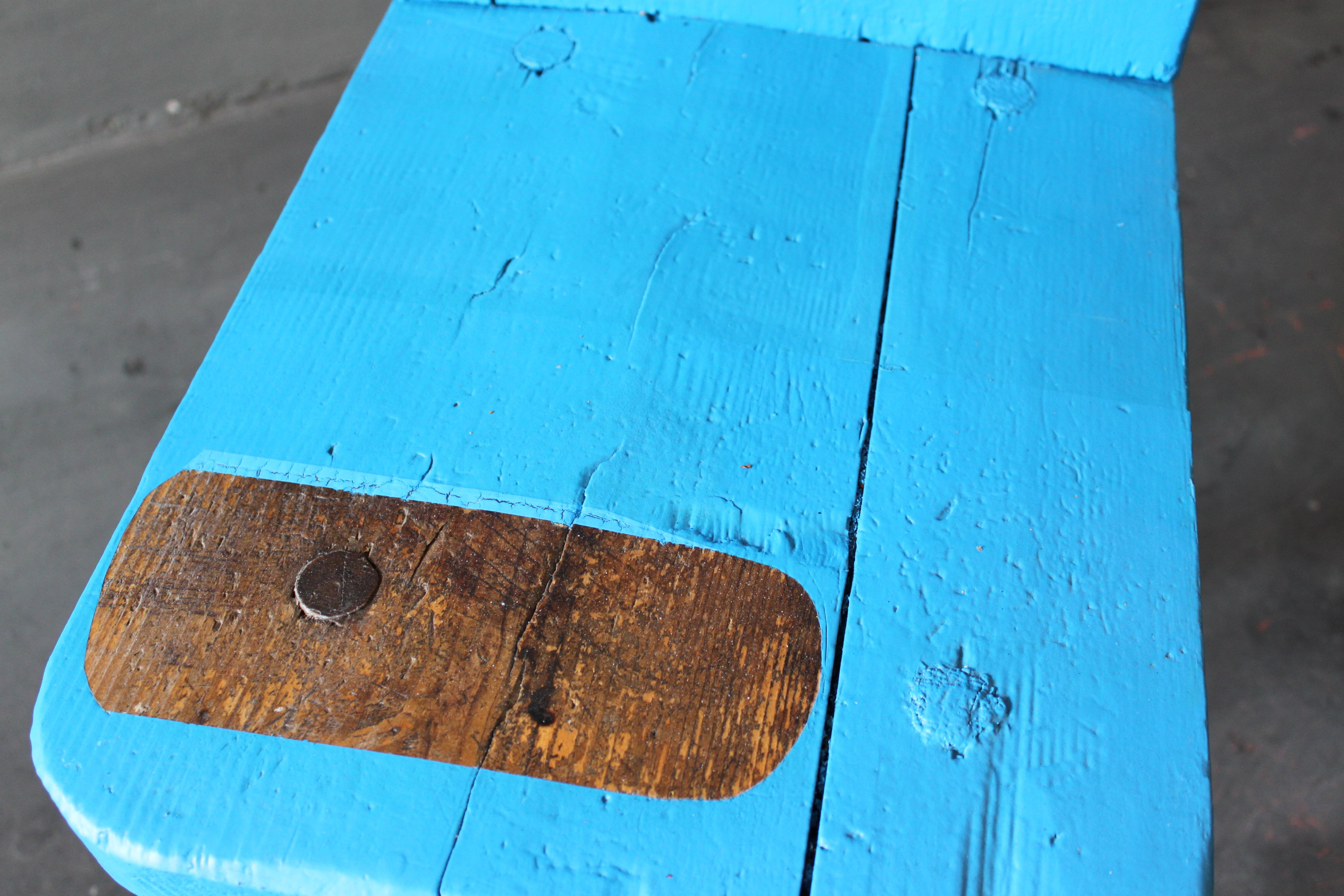 Post-Modern Blue Peak Of A Century Chair by Markus Friedrich Staab For Sale