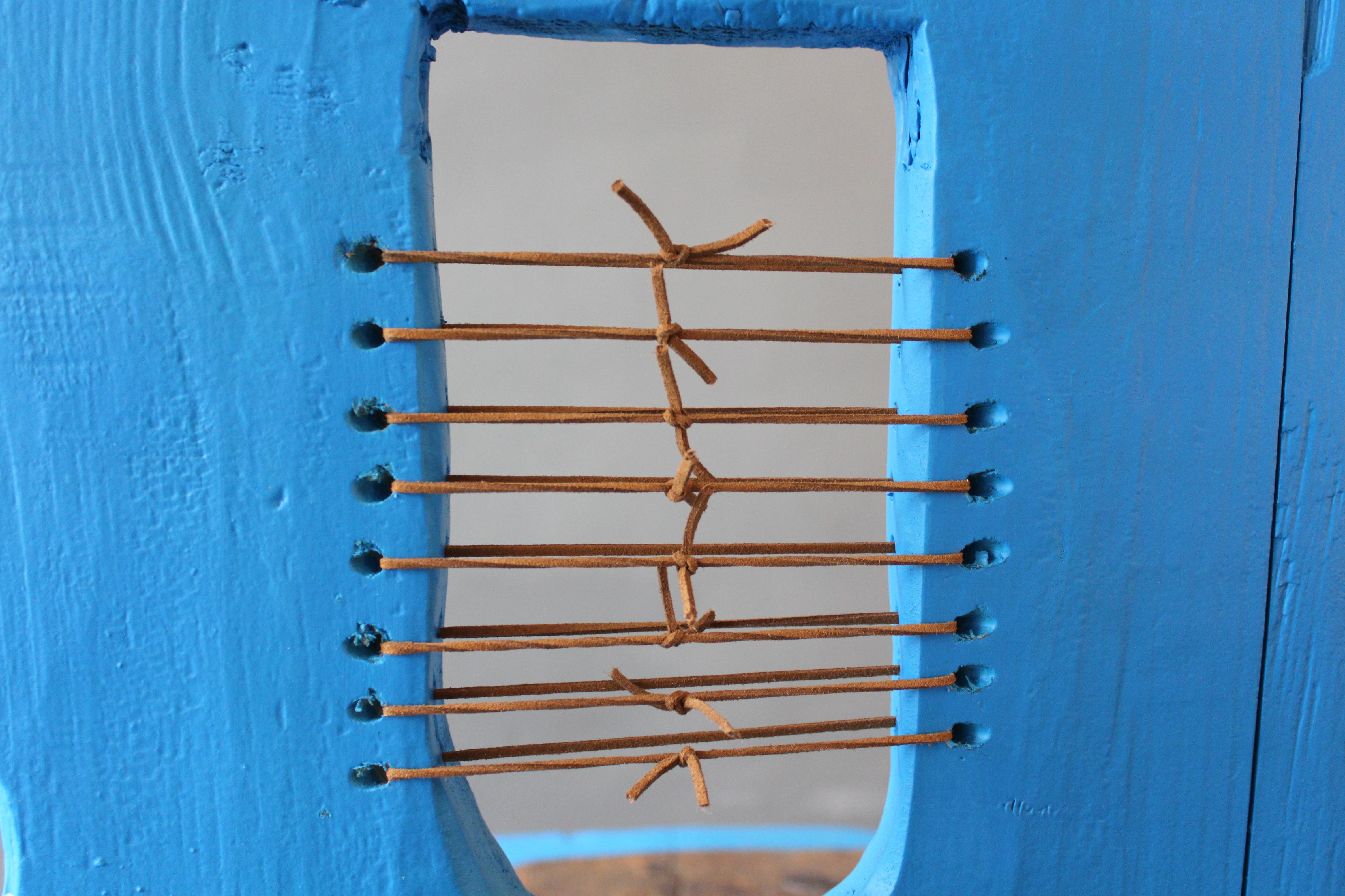 Contemporary Blue Peak Of A Century Chair by Markus Friedrich Staab For Sale