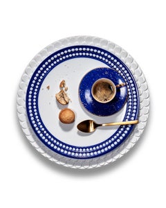 Blue Perlée Dinnerware Set