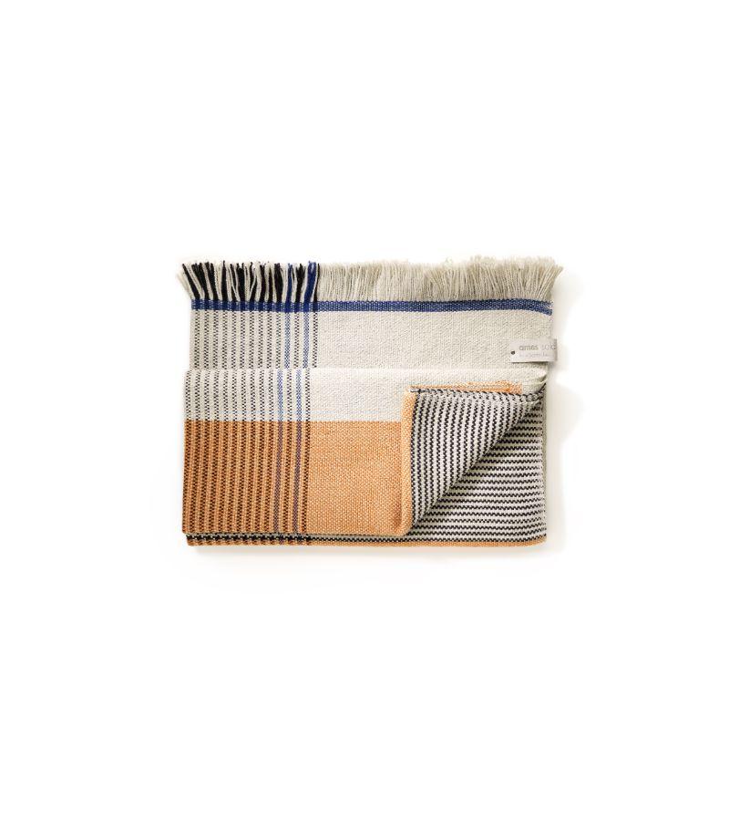 Blue Plaid Ruana by Sebastian Herkner For Sale 2