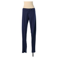 Blaue Plisseehose mit niedriger Taillenlinie von Gaultier Jeans