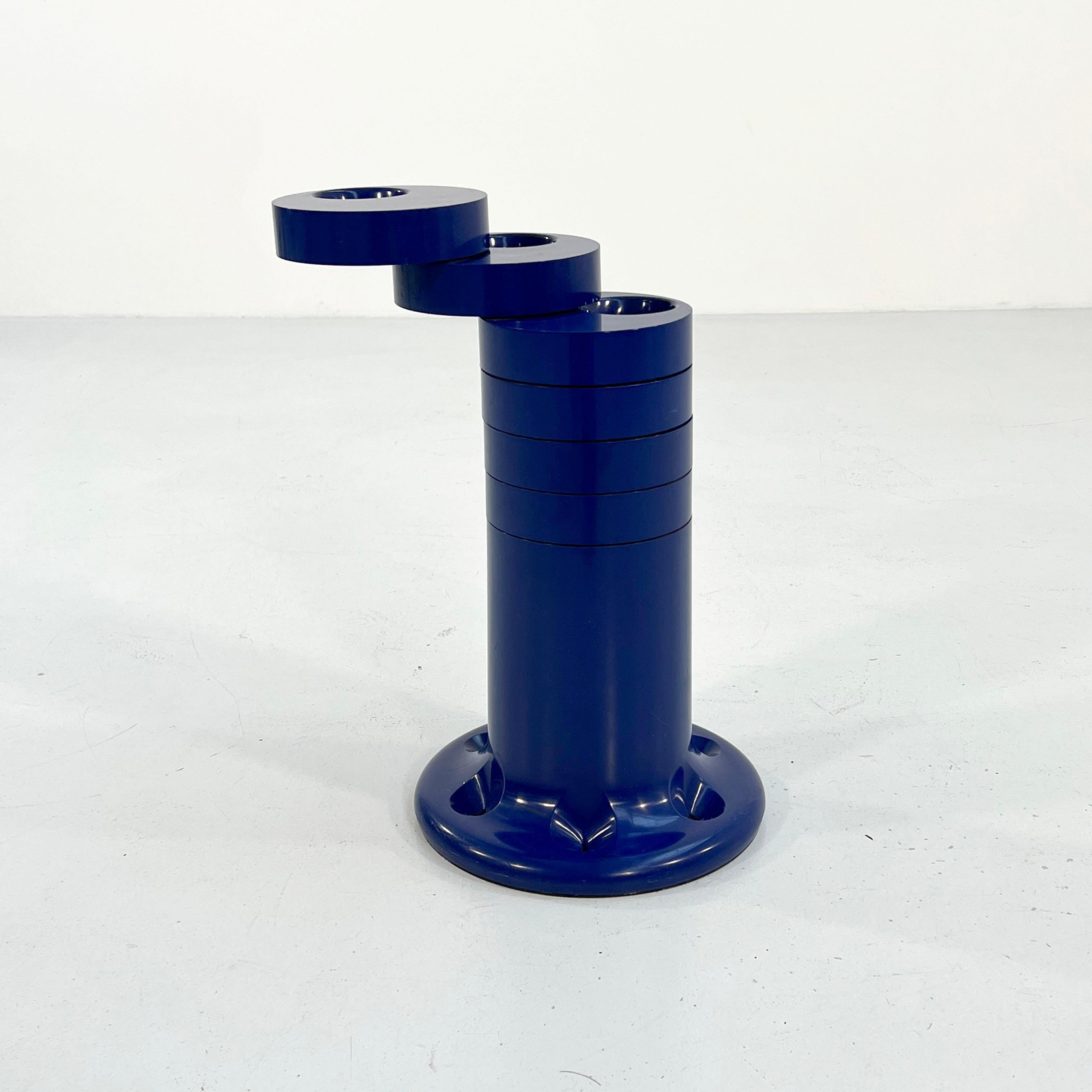Italian Blue Pluvium Umbrella Stand by Giancarlo Piretti for Anonima Castelli, 1970s