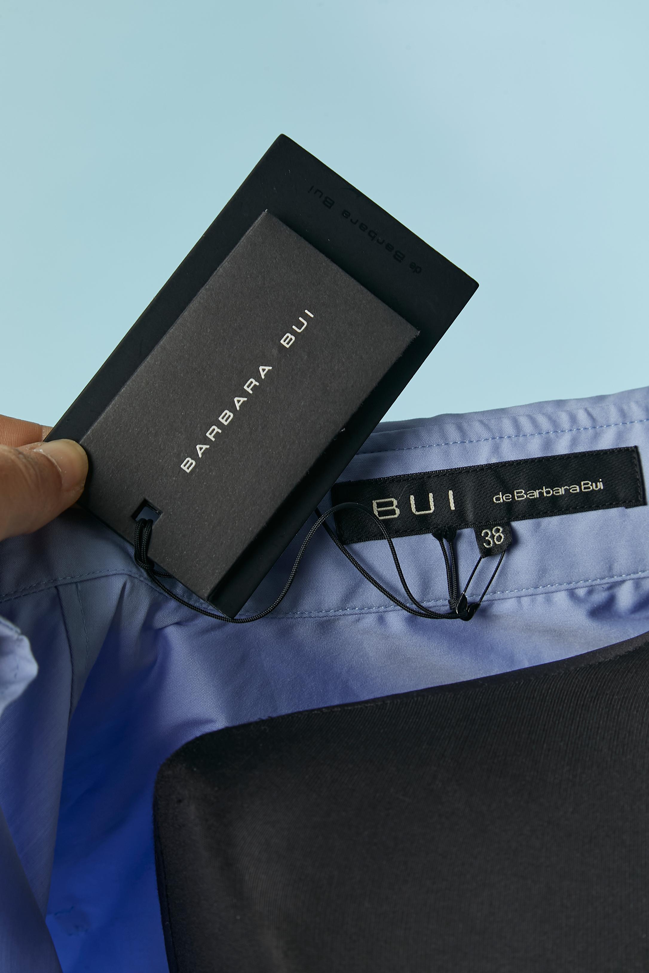 Chemise popeline bleue BUI de BARBARA BUI Neuve avec étiquette en vente 3