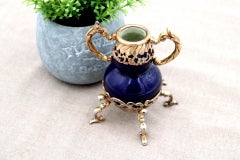 Blue porcelain jug
