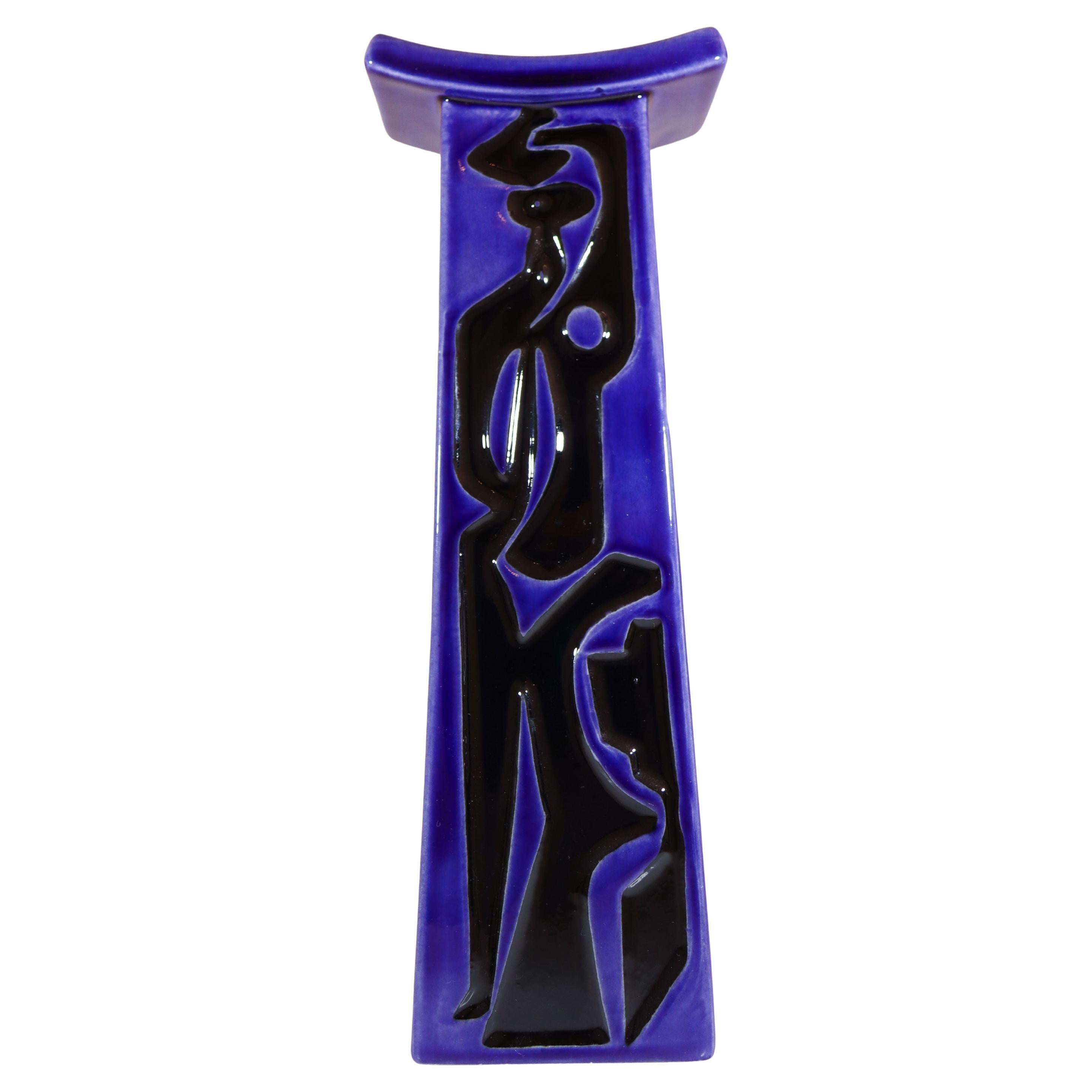 Blaue Porzellanvase - Havanna - Carl-Harry Stålhane Rörstrand Midcentury Vintage
