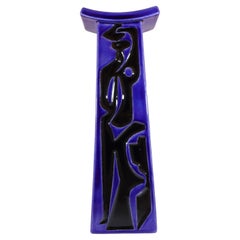 Blaue Porzellanvase - Havanna - Carl-Harry Stålhane Rörstrand Midcentury Vintage