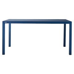 Blue Powder Coated Steel Desk