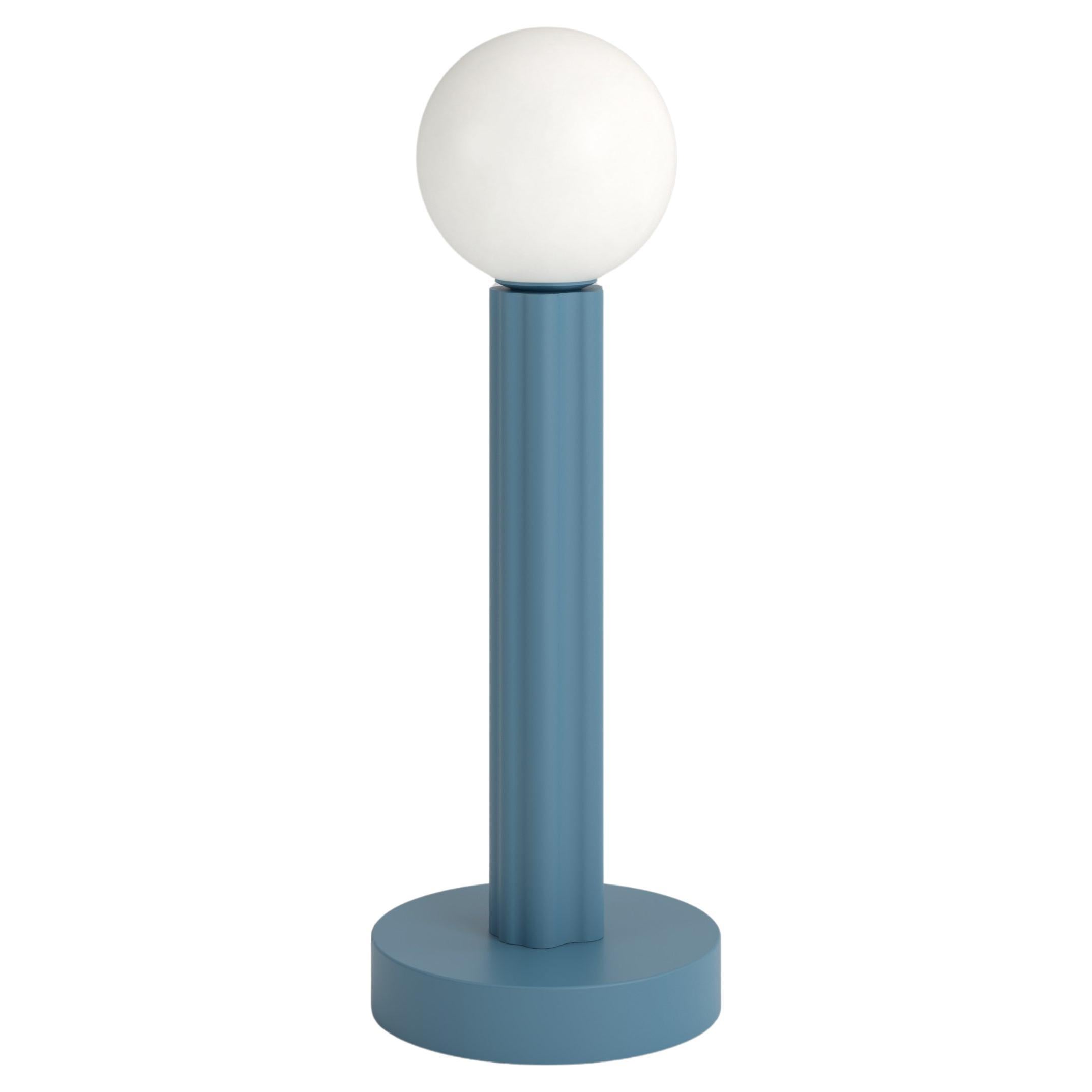 Lampe de bureau à profils bleus d'Atelier Areti