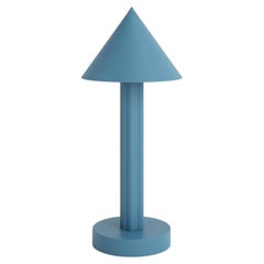 Lampe de bureau à profils bleus d'Atelier Areti