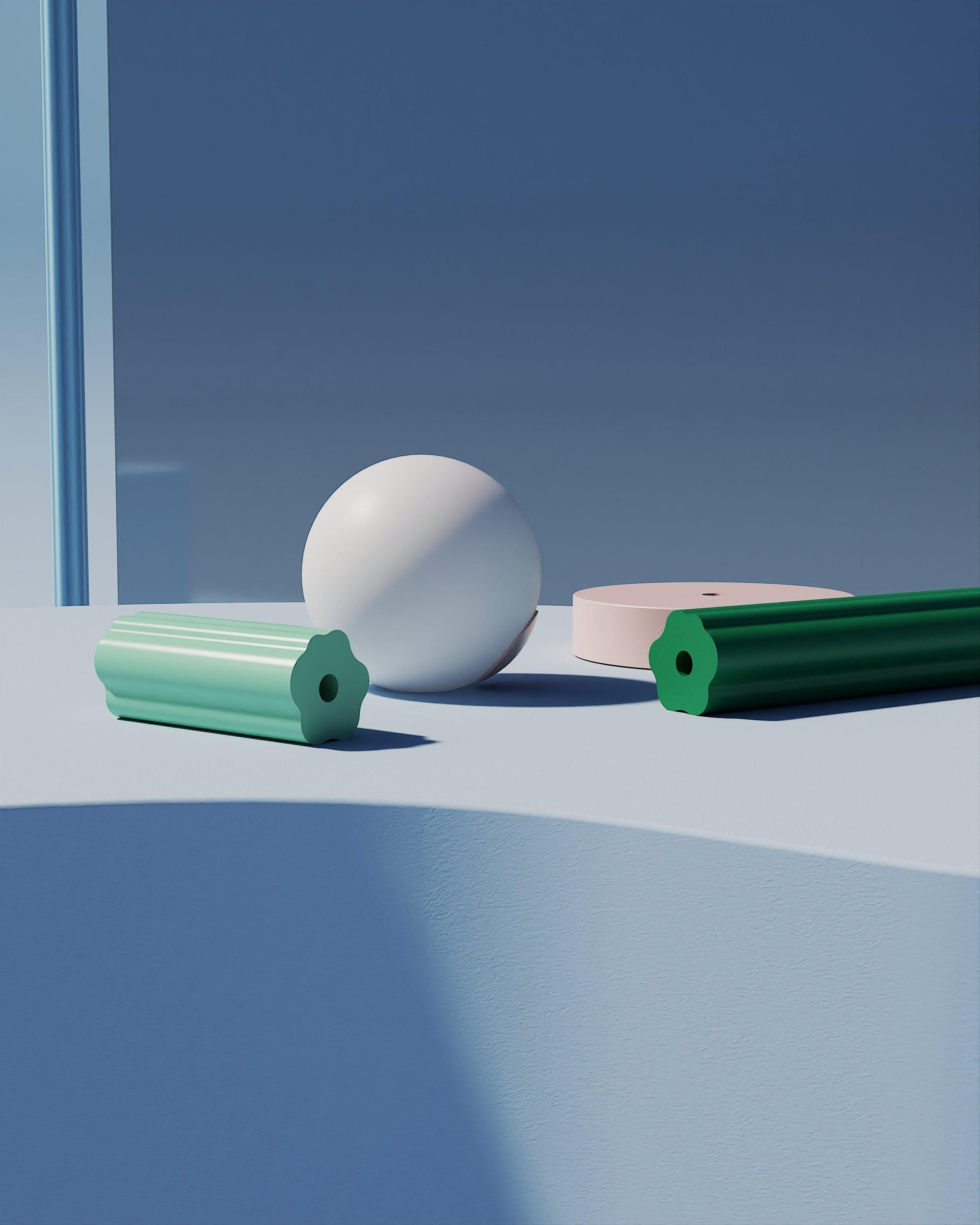 XXI secolo e contemporaneo Lampada a sospensione Blue Profiles di Atelier A.Profiles in vendita