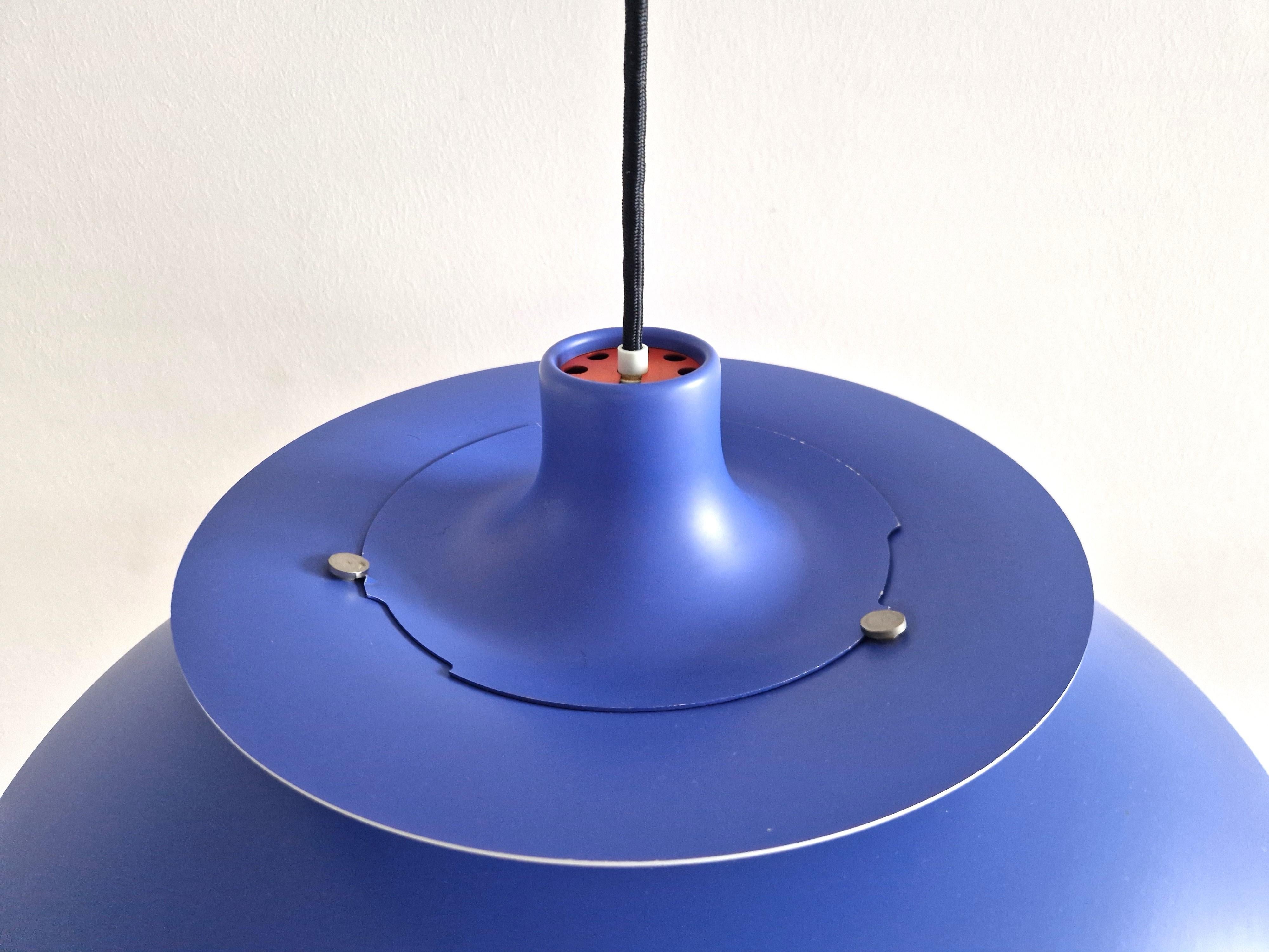 Mid-Century Modern Blue purple PH5 pendant lamp by Poul Henningsen for Louis Poulsen, Denmark For Sale
