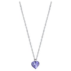 Blue Quartz Necklace, Blueberry Quartz Gemstone, by nlanlaVictory