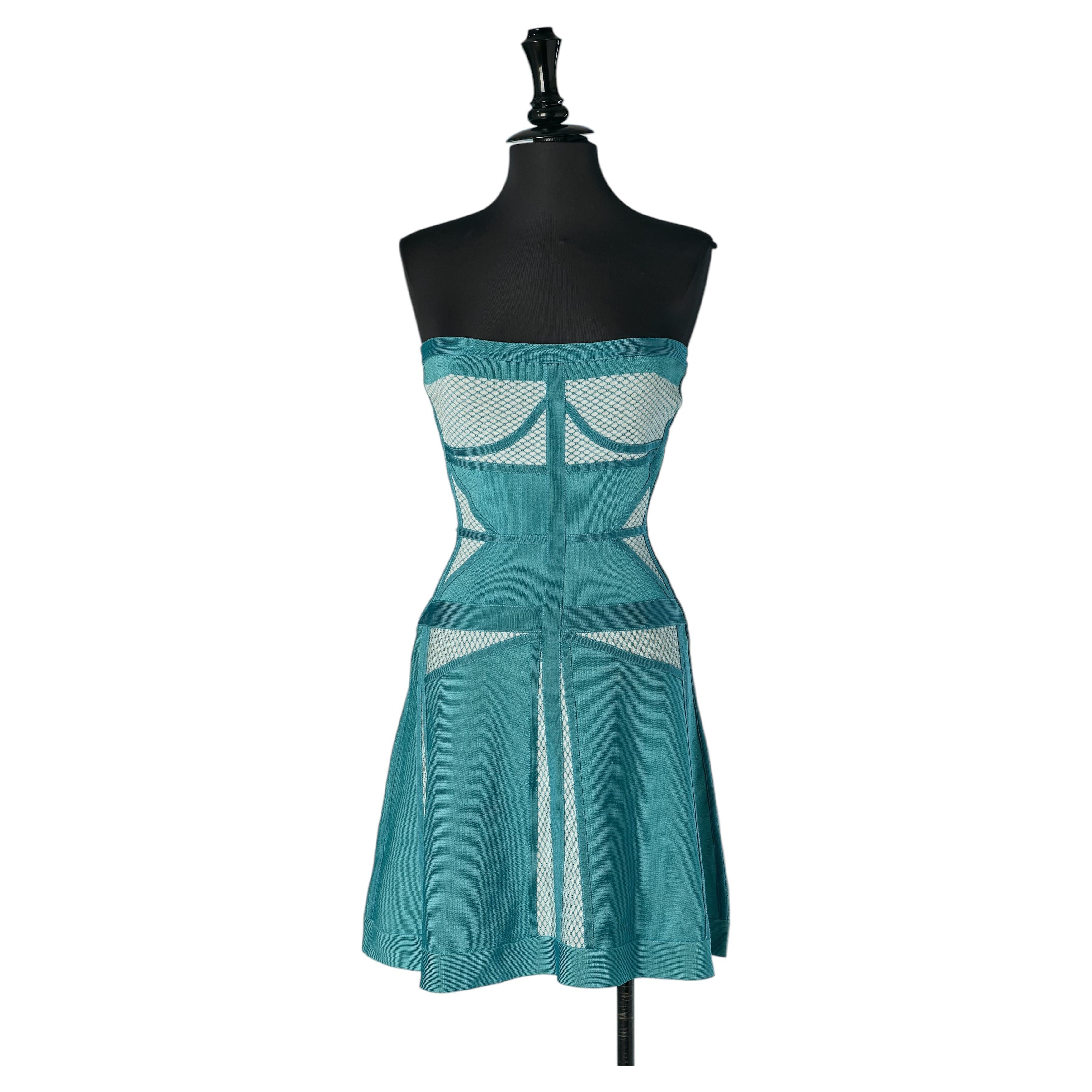 Herve Leger Blue - 12 For Sale on 1stDibs | herve leger blue dress, herve  leger blue bandage dress, blue herve leger dress