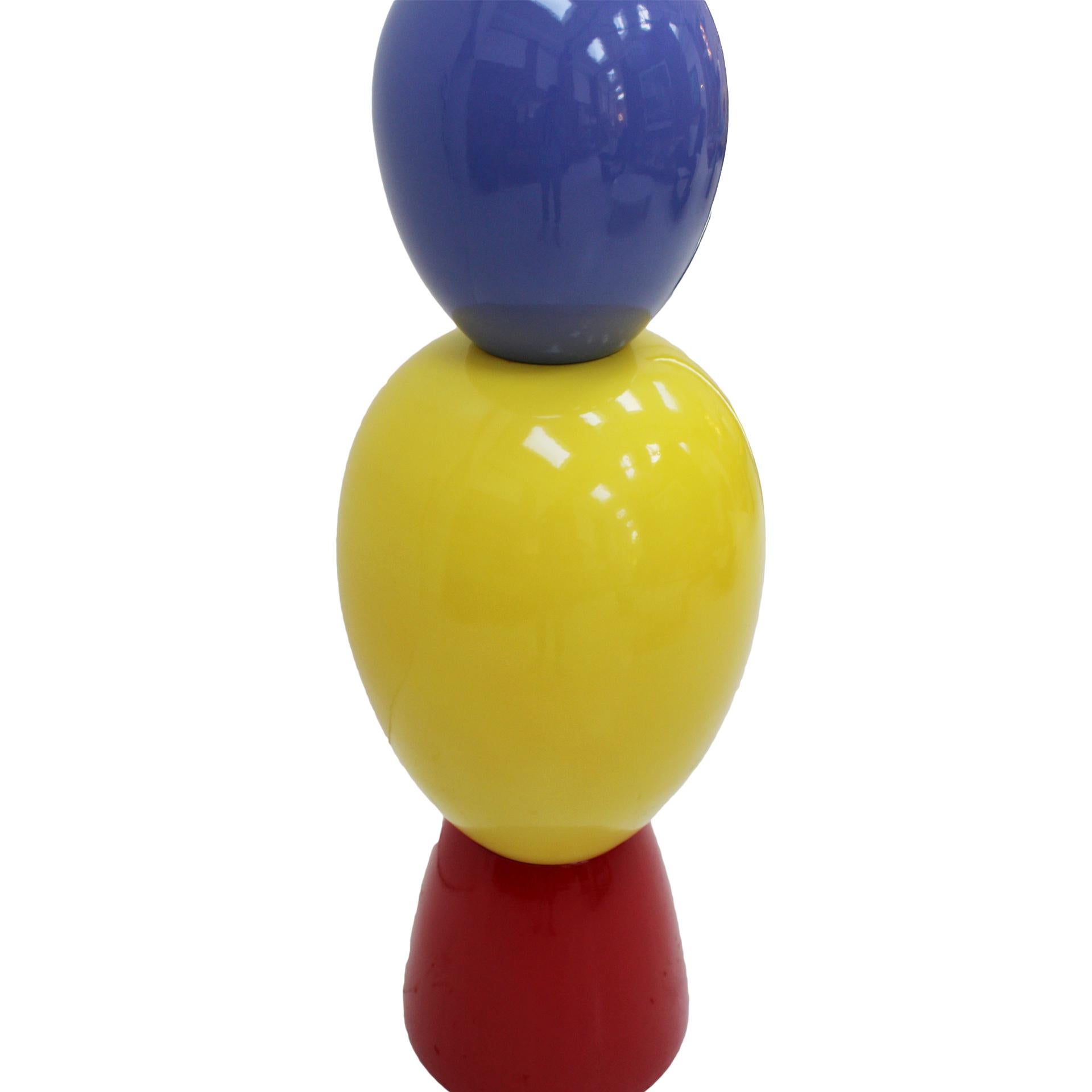 Azul Rojo Plata Amarillo Totem Diseñado por Alessandro Mendini. Italia Italiano en venta