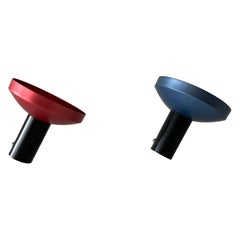 Blue & Red Space Age Spot Pair of Sconces, 1970s, Germany