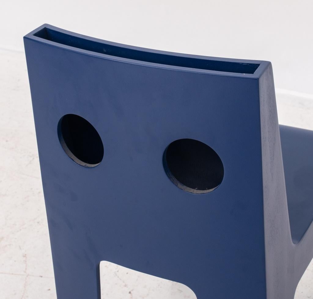 Blue Resin Childrens' Chair For Sale 1
