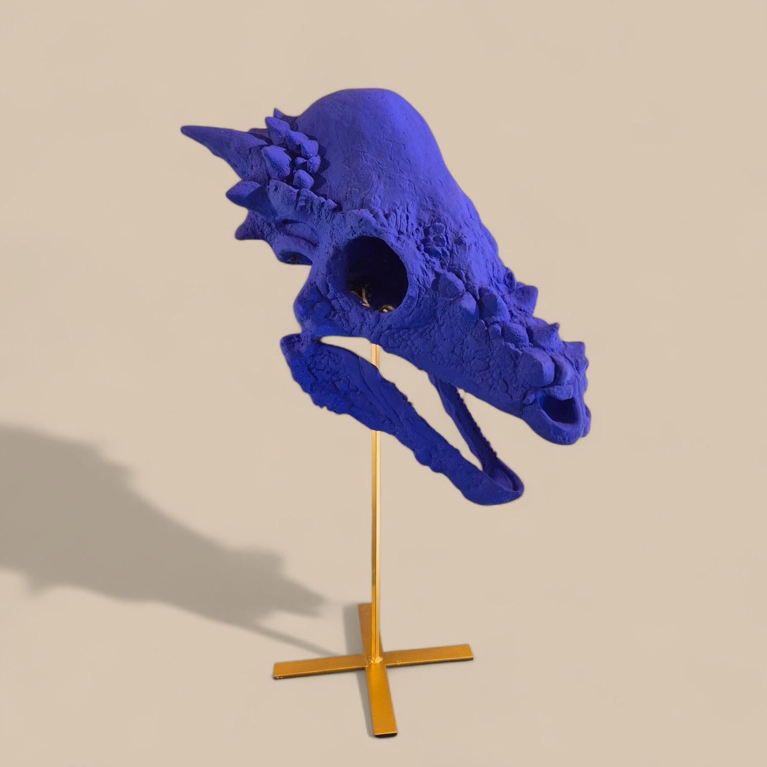 Hailing from the wild coastal edges of Australia, multidisciplinary artist Wesley Smith works at the confluence of paleontology, myth, and radical contemporary aesthetics. Blue Reverie #3 exemplifies his ability to blur the boundaries between