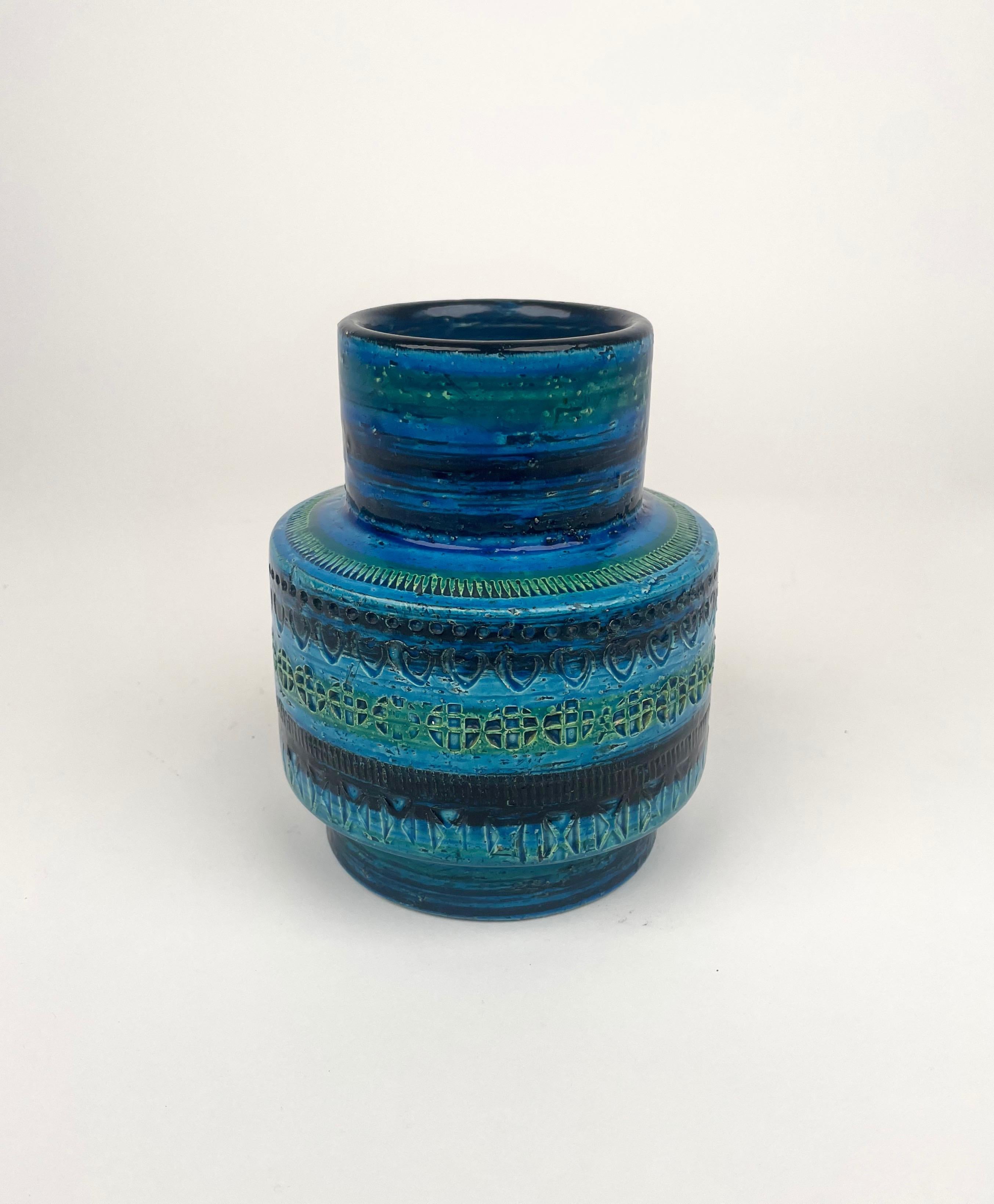bitossi rimini blue vase