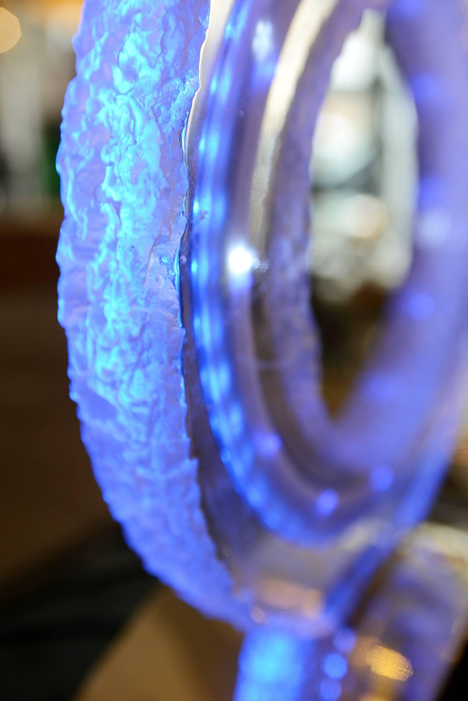 Blue Ring Medium Clock Crystal For Sale 1