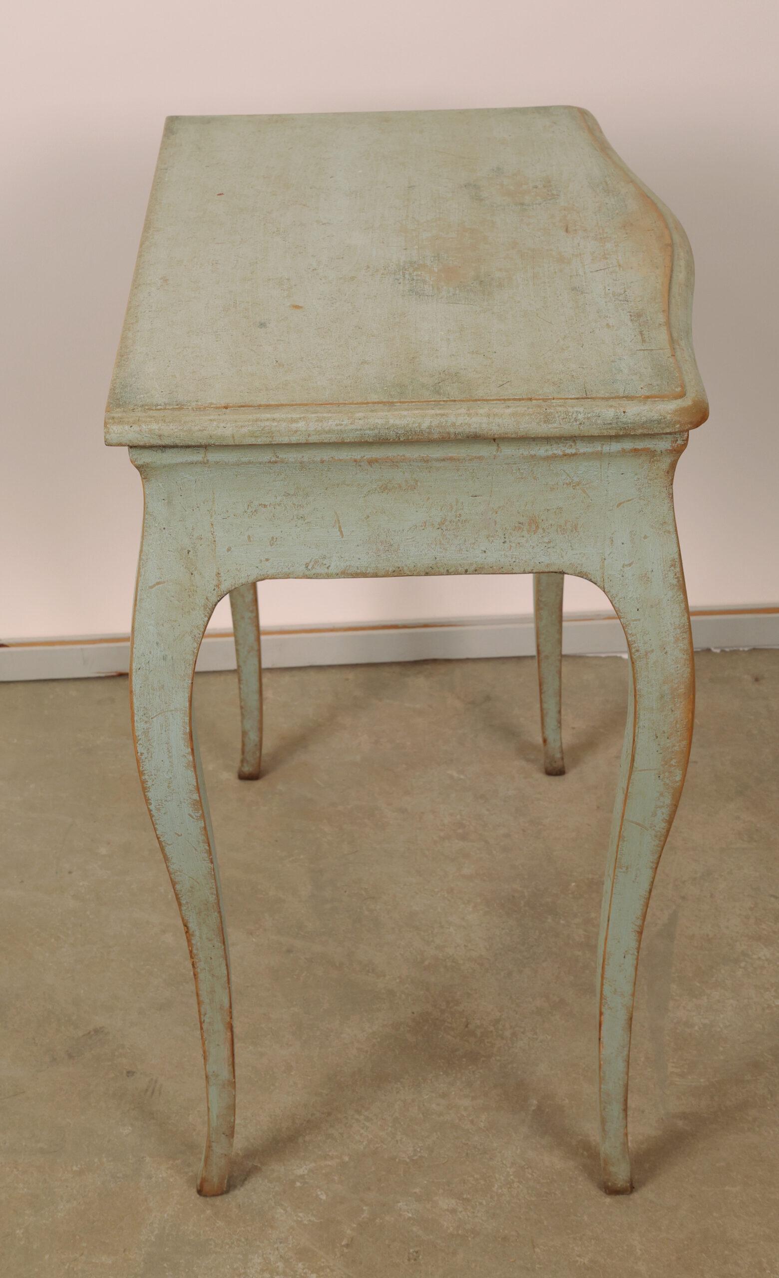 Table rocococo bleu Bon état - En vente à Ljungby, SE