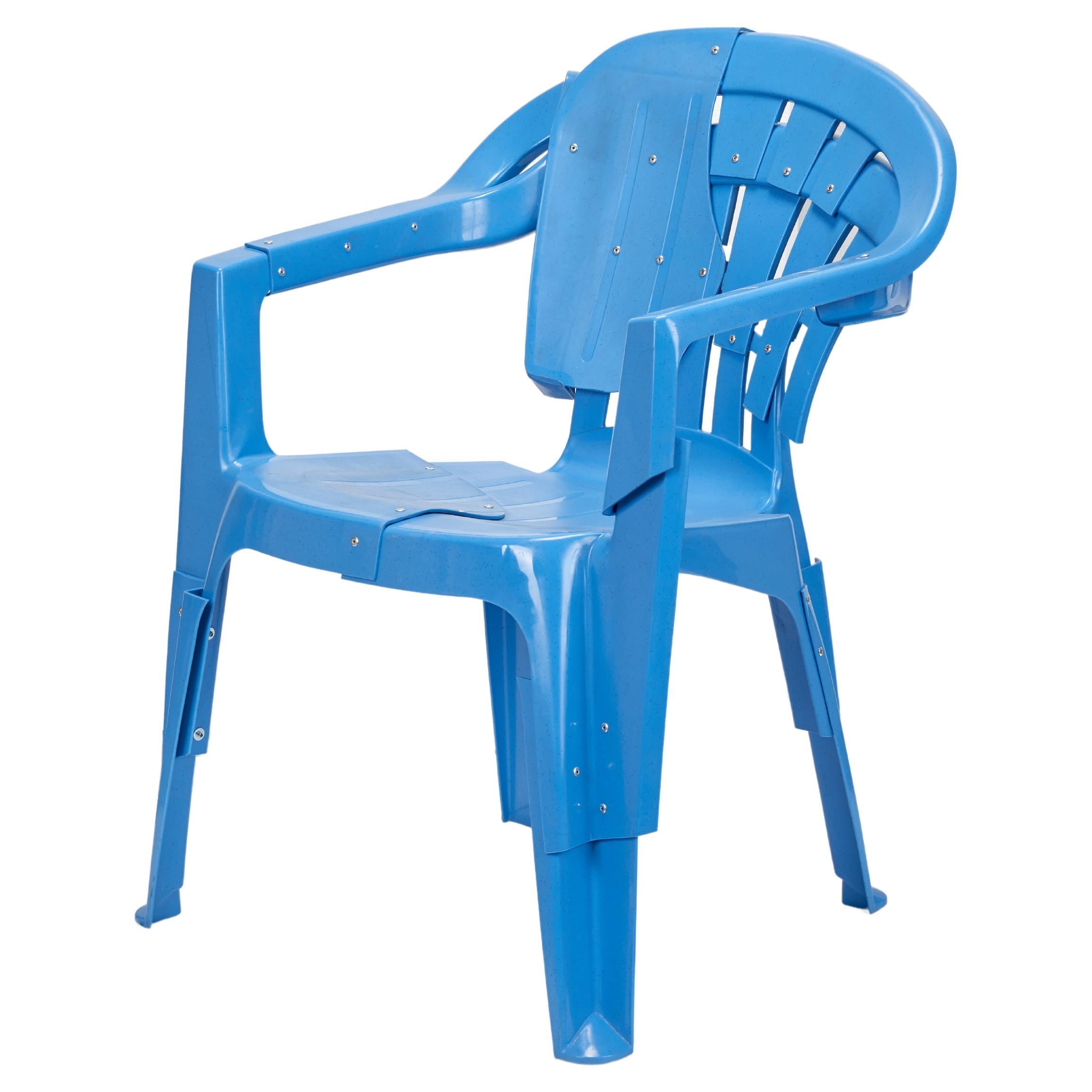Blue Room Armchair, Pierre Castignola, Plastic Chair