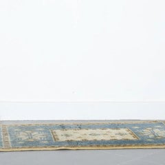 Blauer Läufer, Vintage Marokko