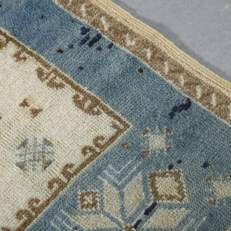 Moroccan Blue Runner Rug, Vintage Morocco For Sale