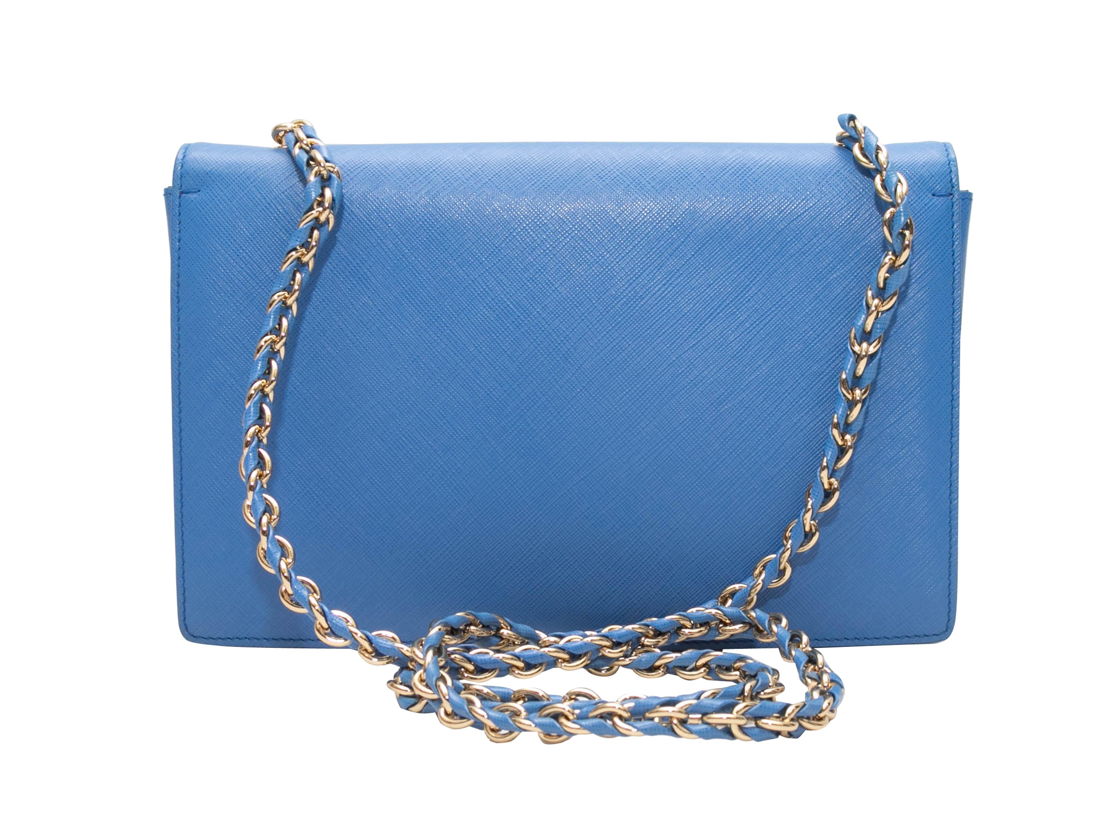 Blue Salvatore Ferragamo Vara Bow Bag For Sale 6