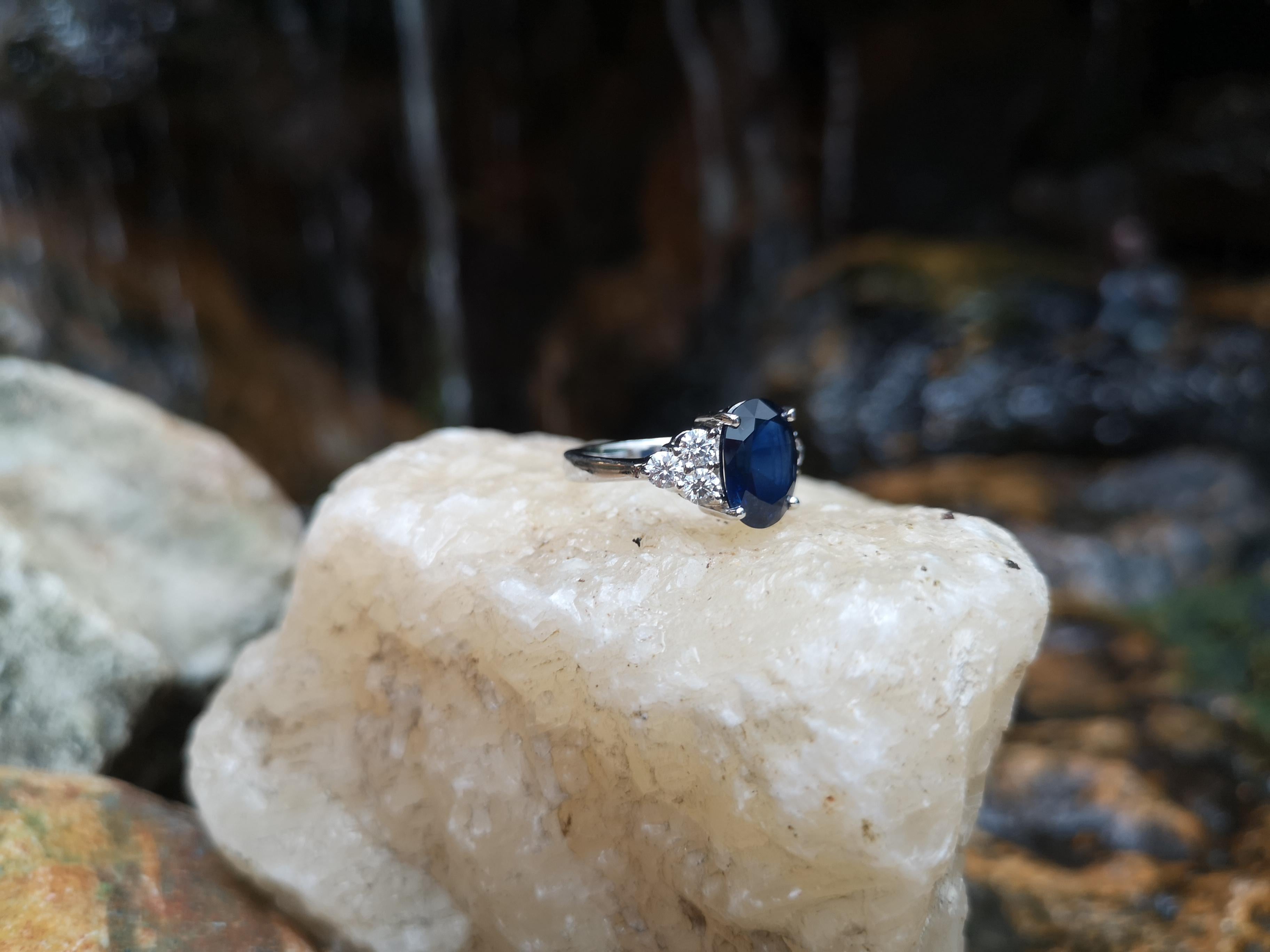 4 carat sapphire engagement ring