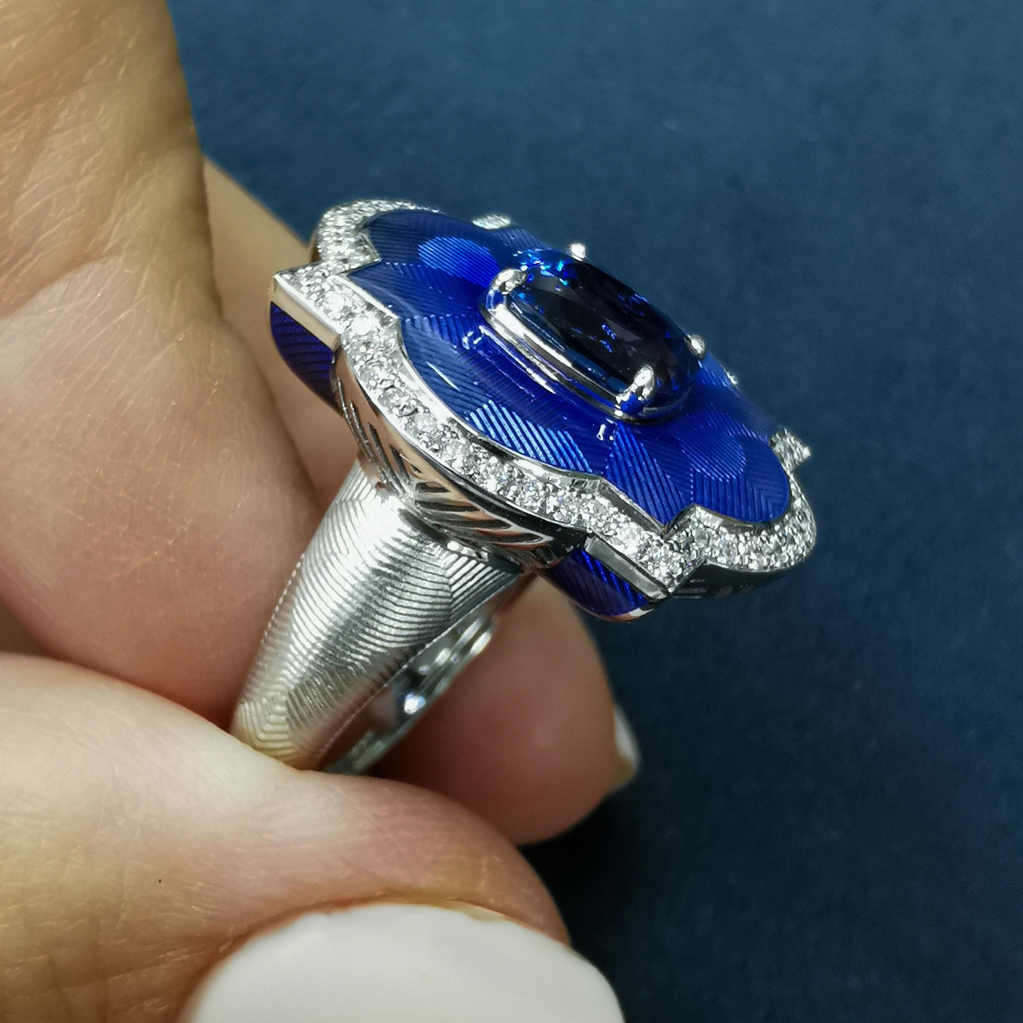 blue sapphire ring tanishq