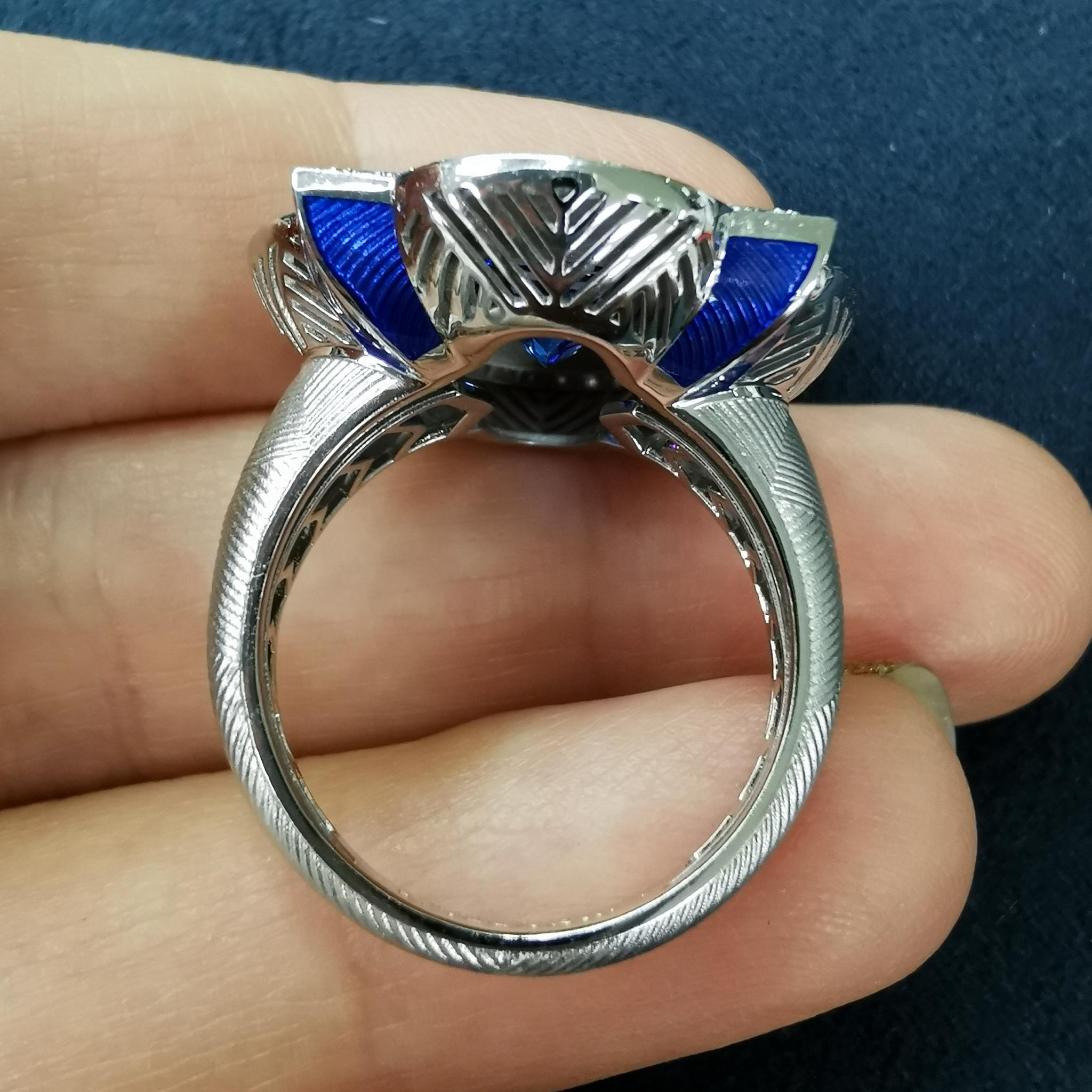 tanishq blue sapphire ring