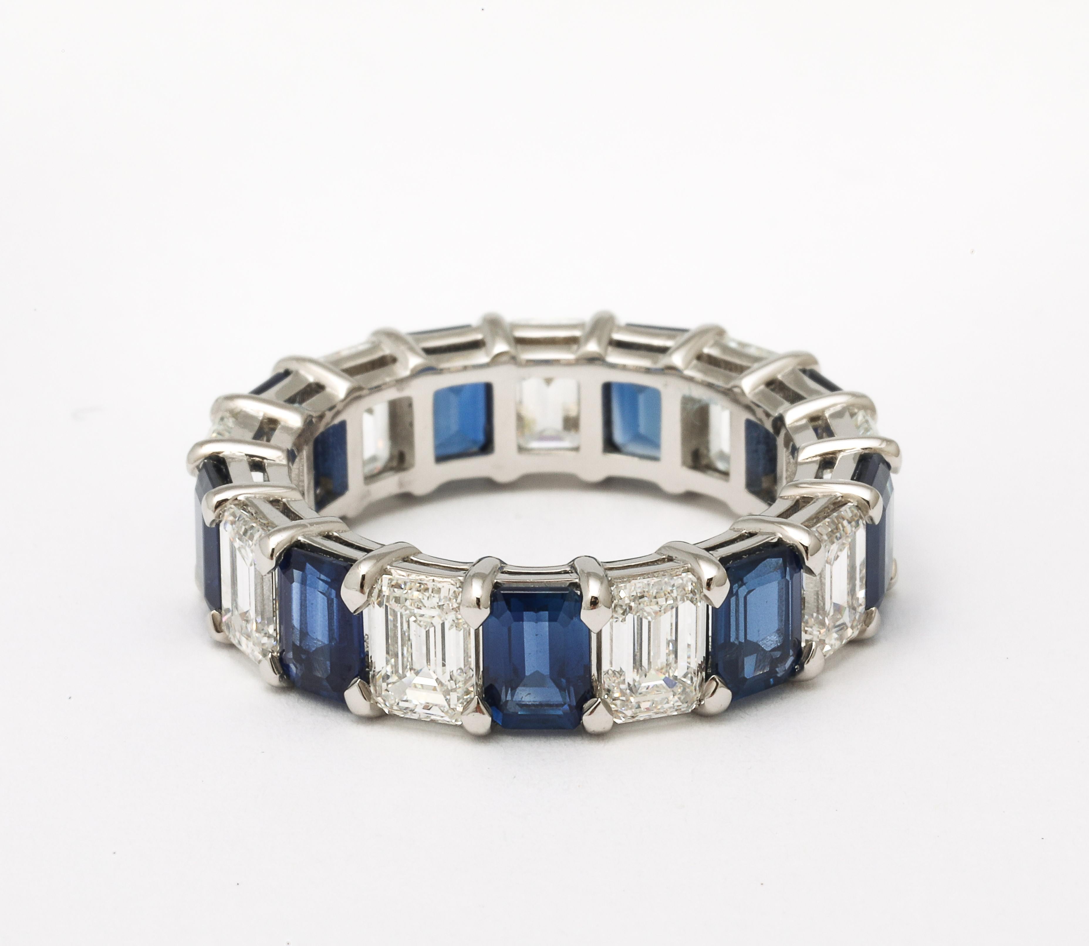 Bracelet en saphir bleu et diamant Unisexe en vente
