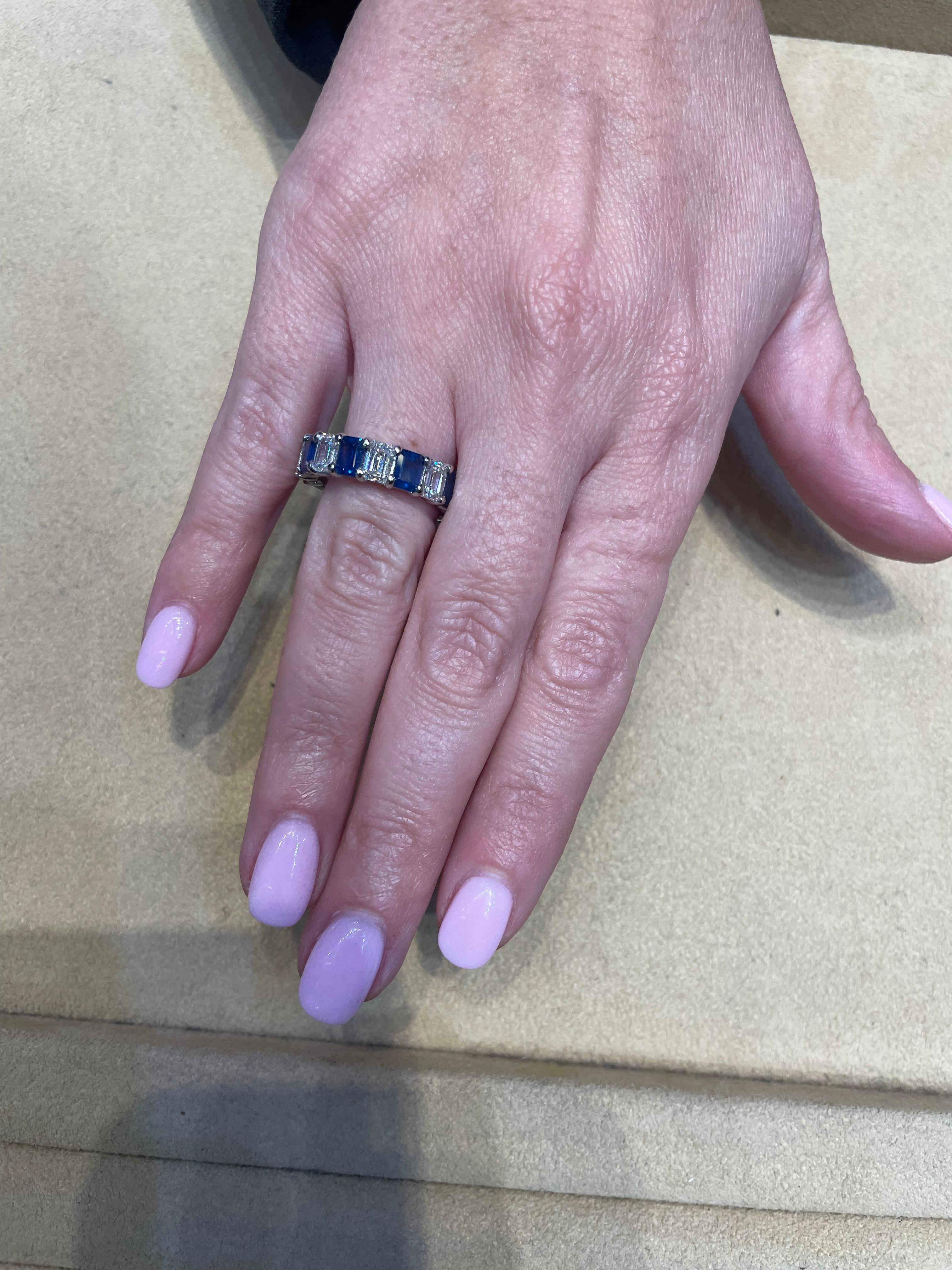 Bracelet en saphir bleu et diamant en vente 2