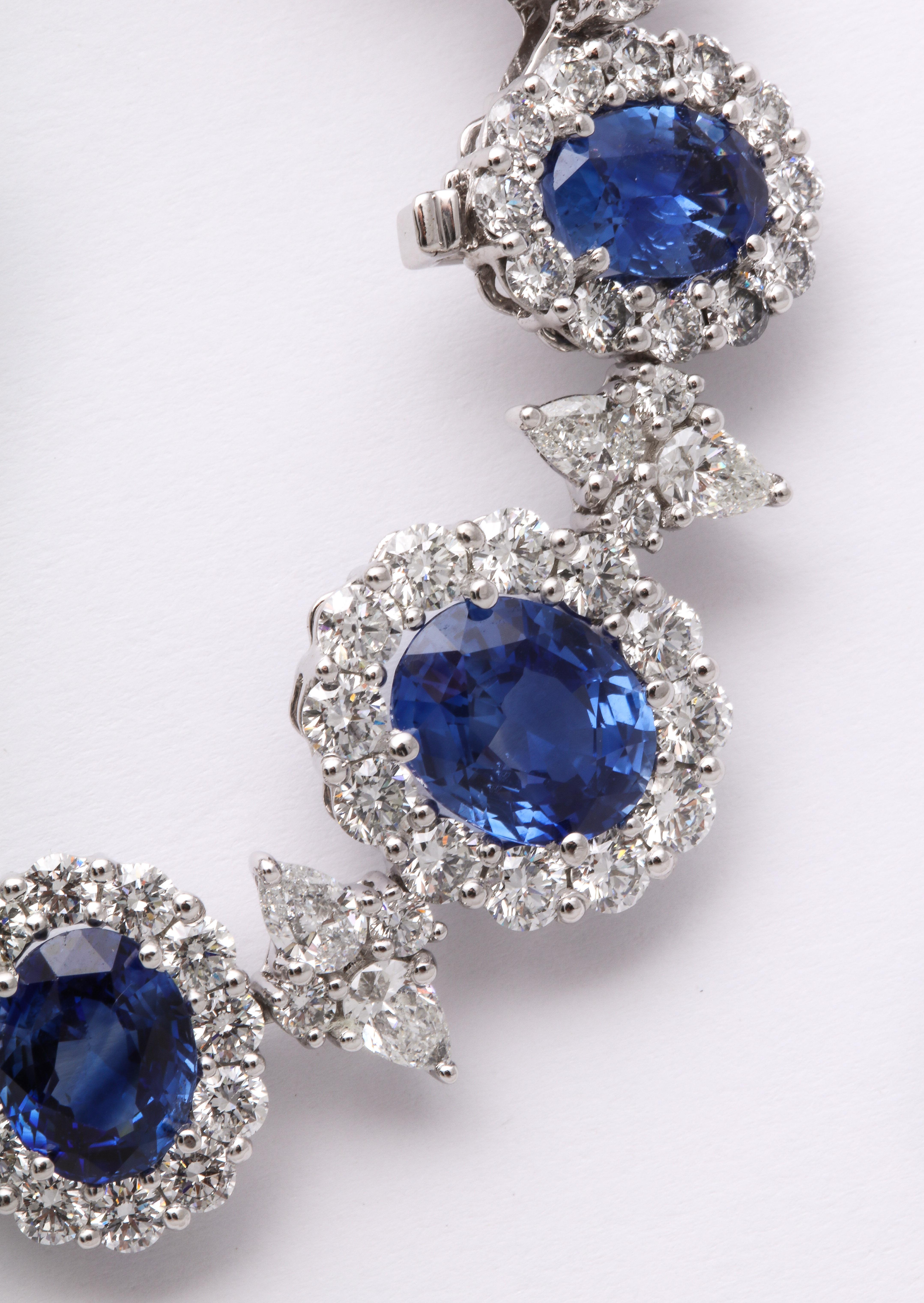 blue sapphire bracelet for women
