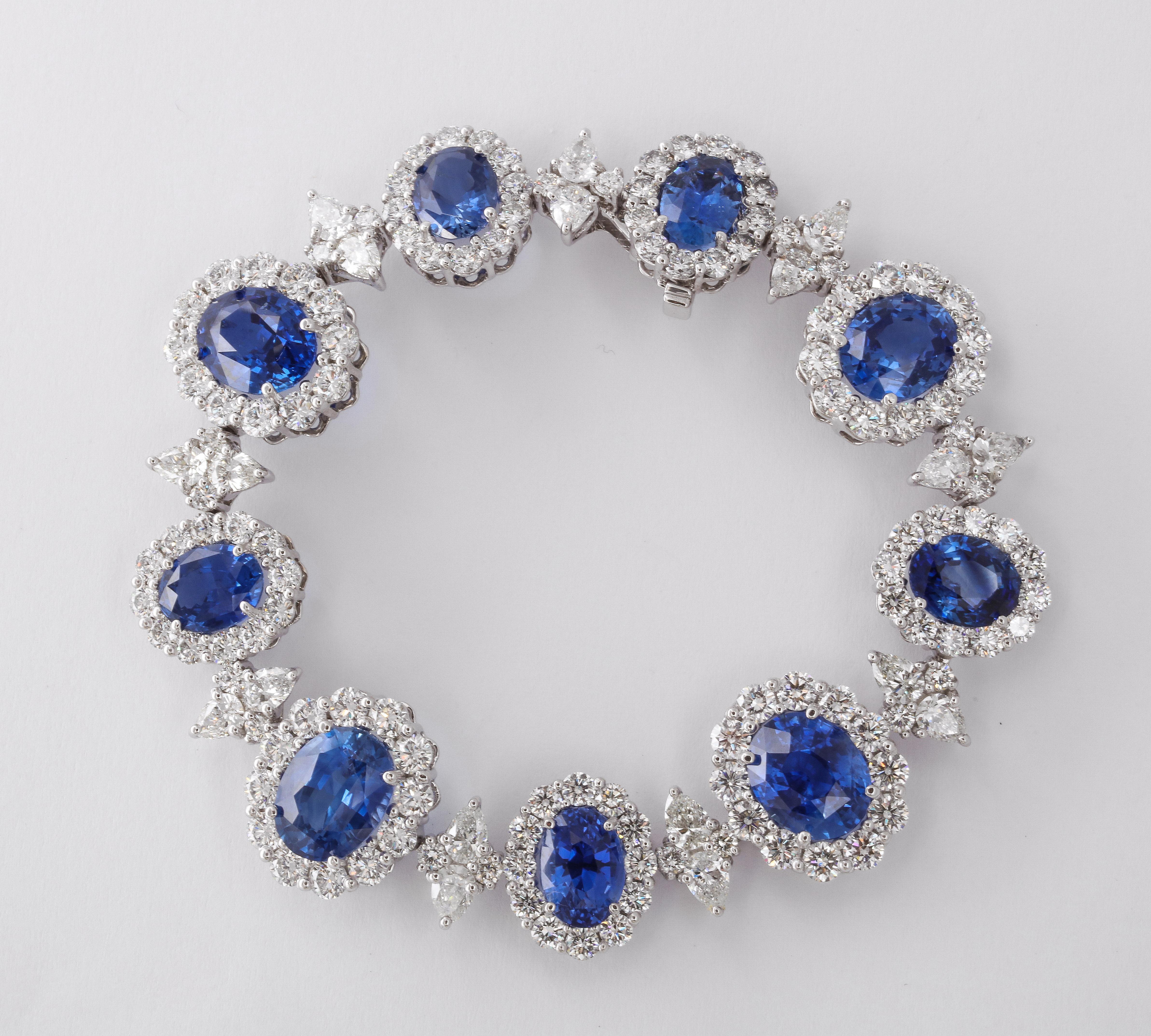 blue diamond bracelet