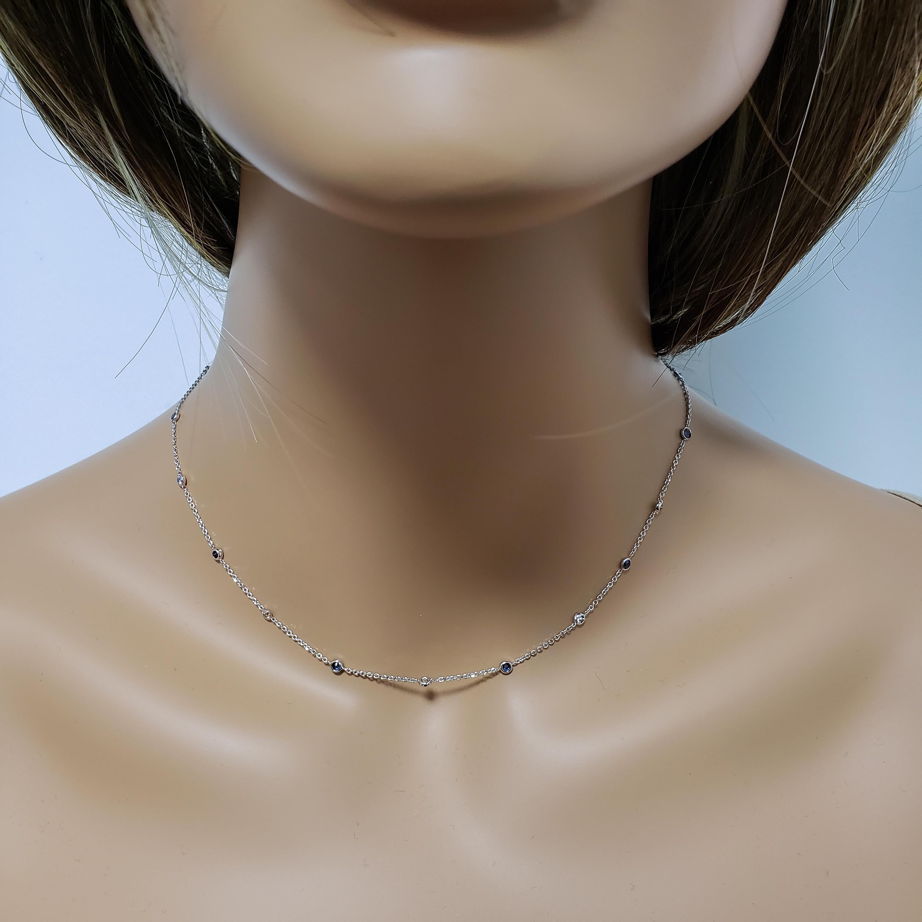 sapphire by the yard necklace
