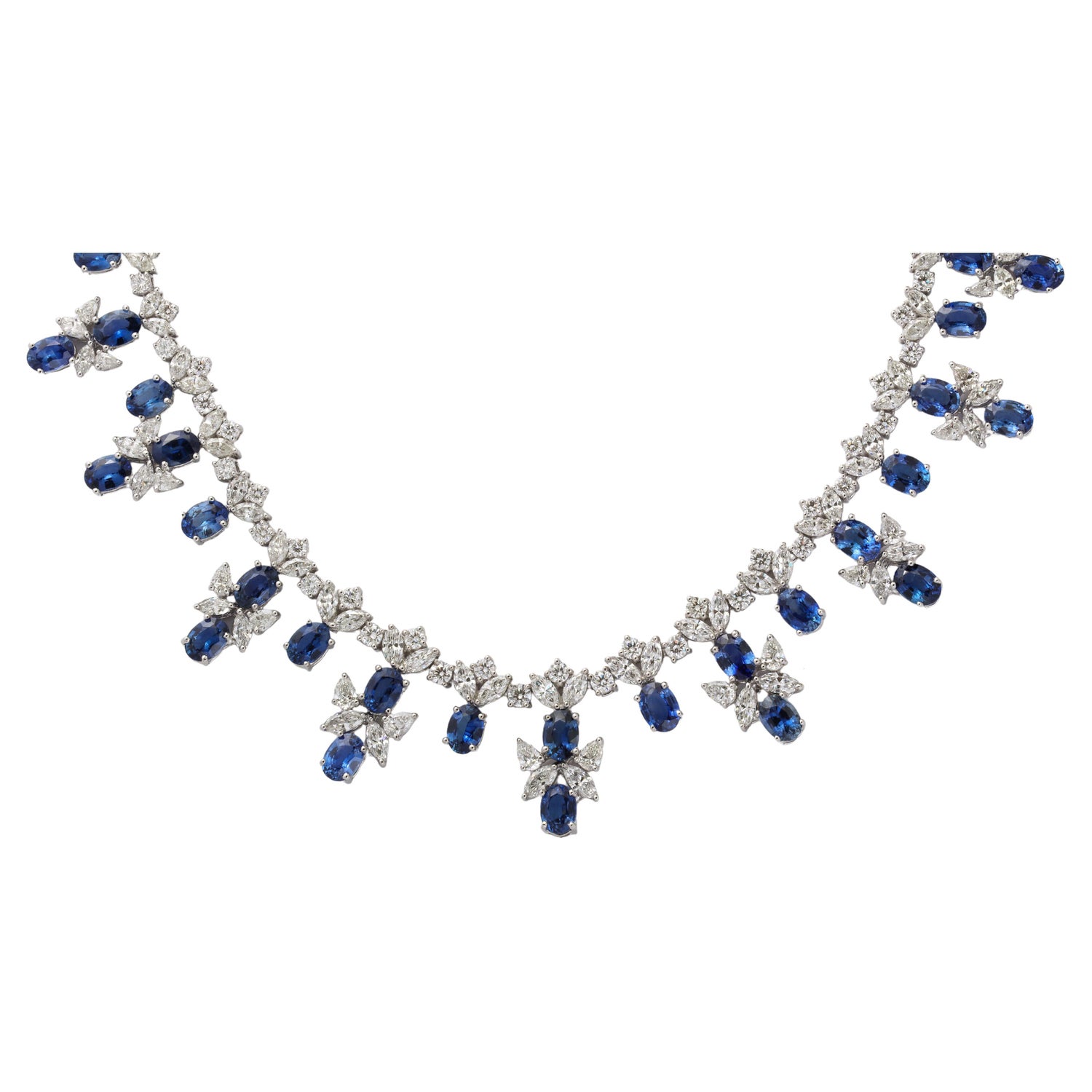 売れ筋がひクリスマスプレゼント！ 碧薔薇屋 新品 0.65 Ct Blue Sapphire Solitaire Pendant, SGL