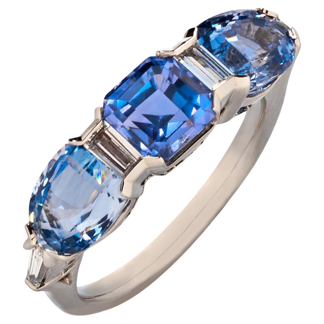 Tanagro Blue and Pink Sapphire Ring For Sale at 1stDibs | blue and pink ...