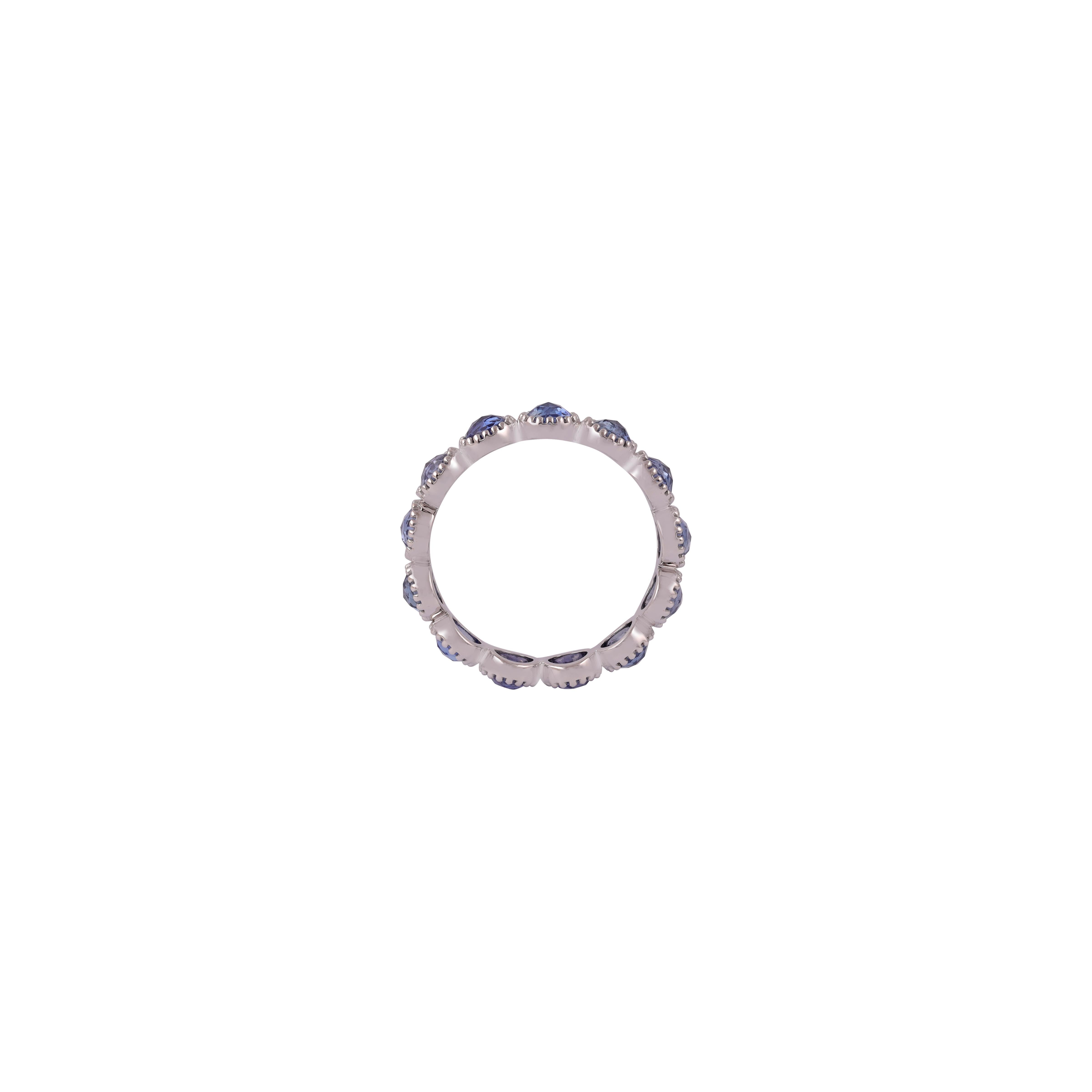 bague saphir bleu clair