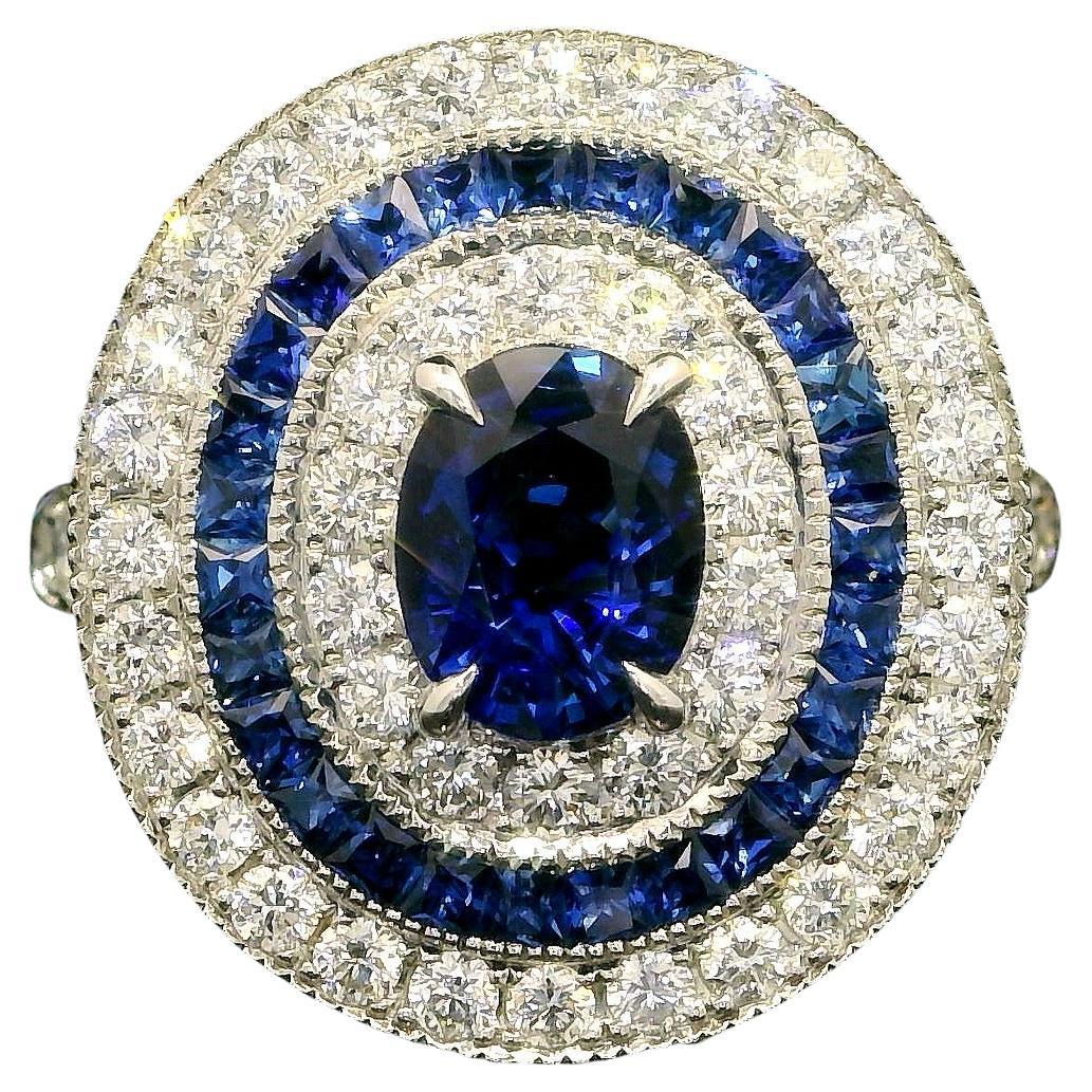 Blue Sapphire Cocktail Ring