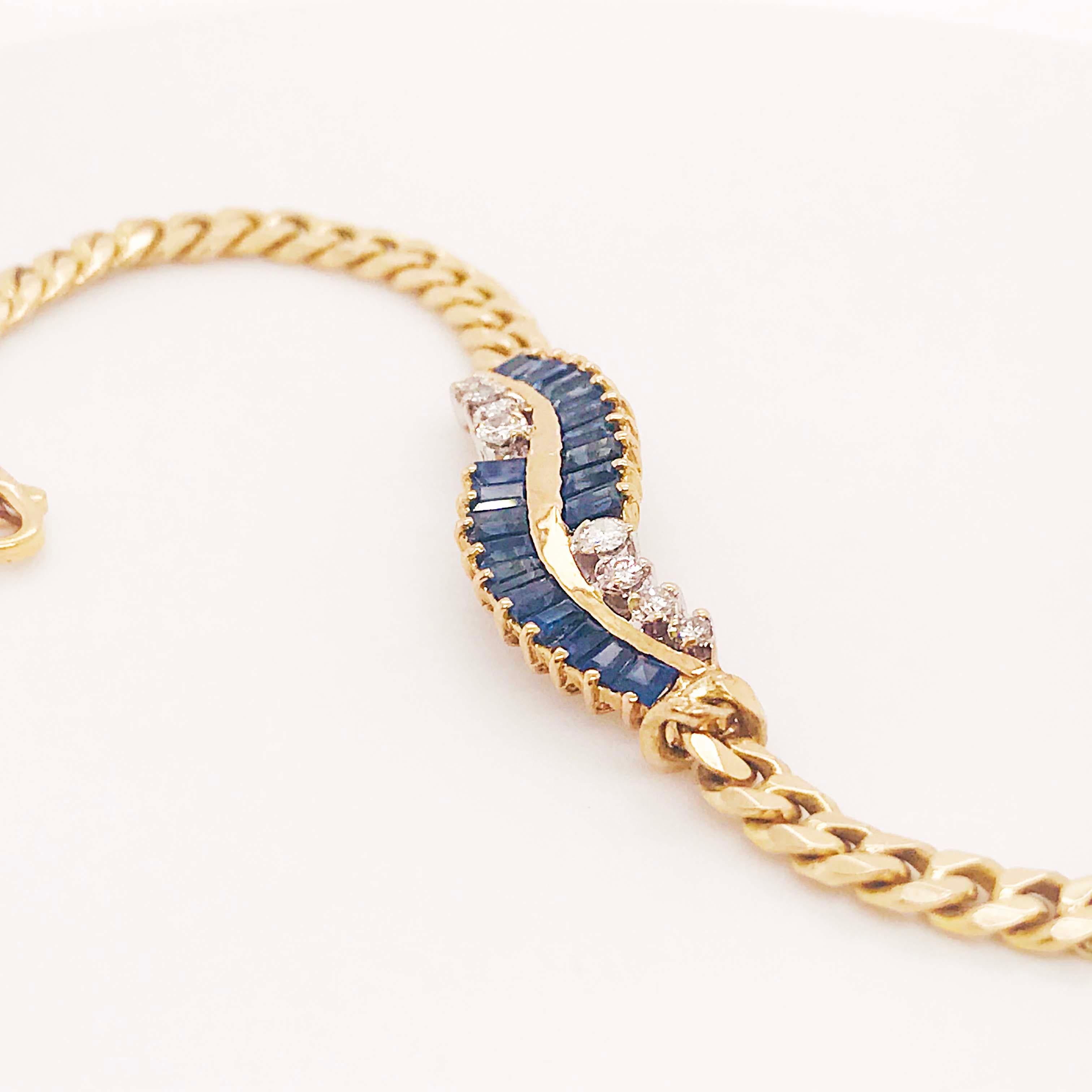 chain link diamond bracelet