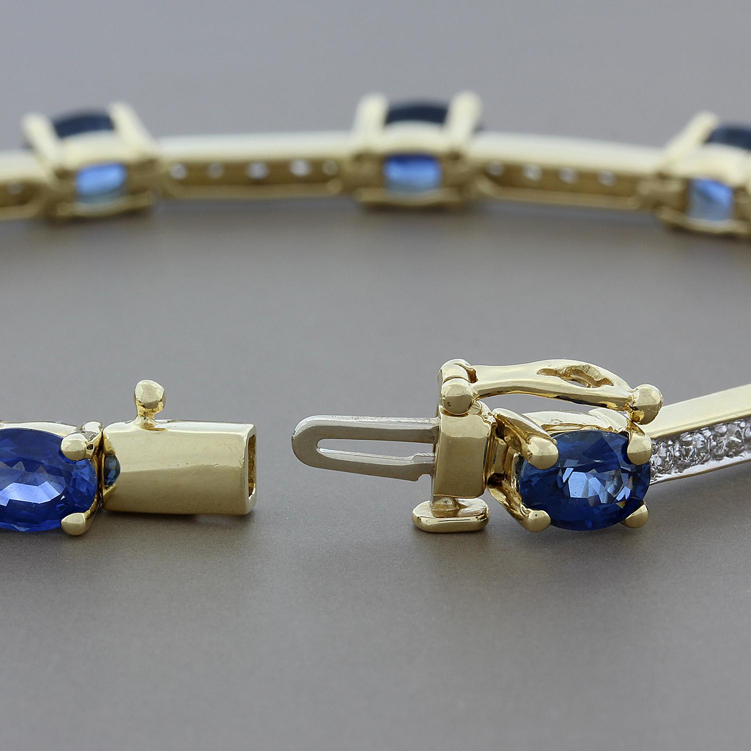 pandora blue sapphire bracelet
