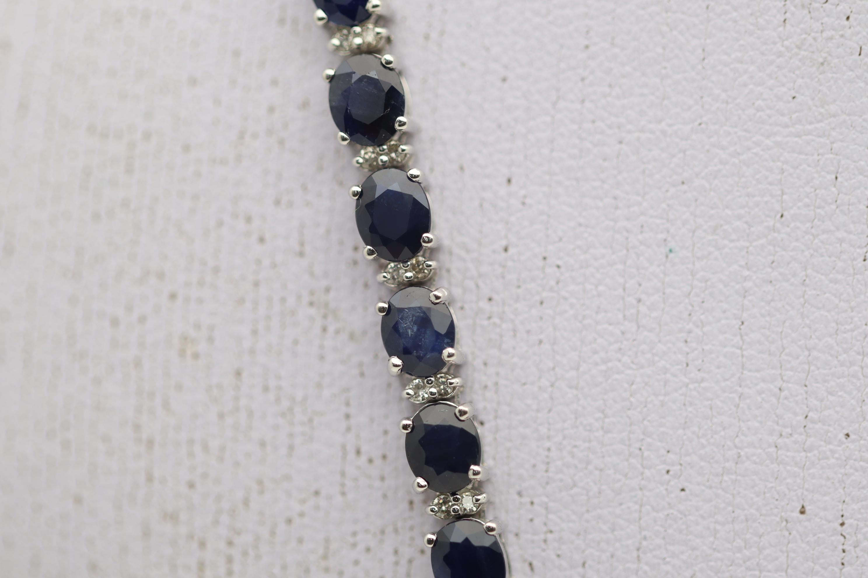 sapphire and diamond necklace costco