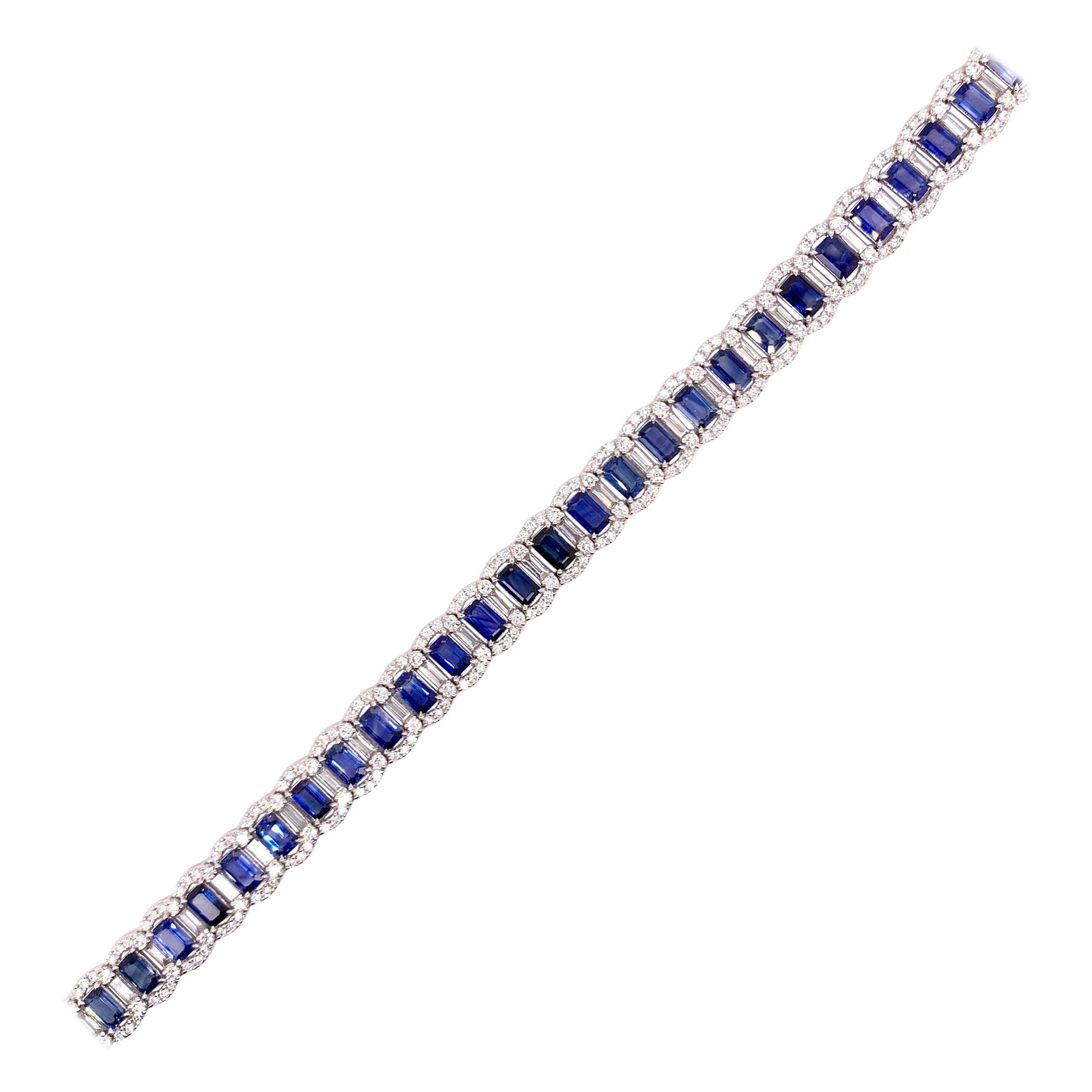 Sahira Diamond Baguette Bracelet main image 1