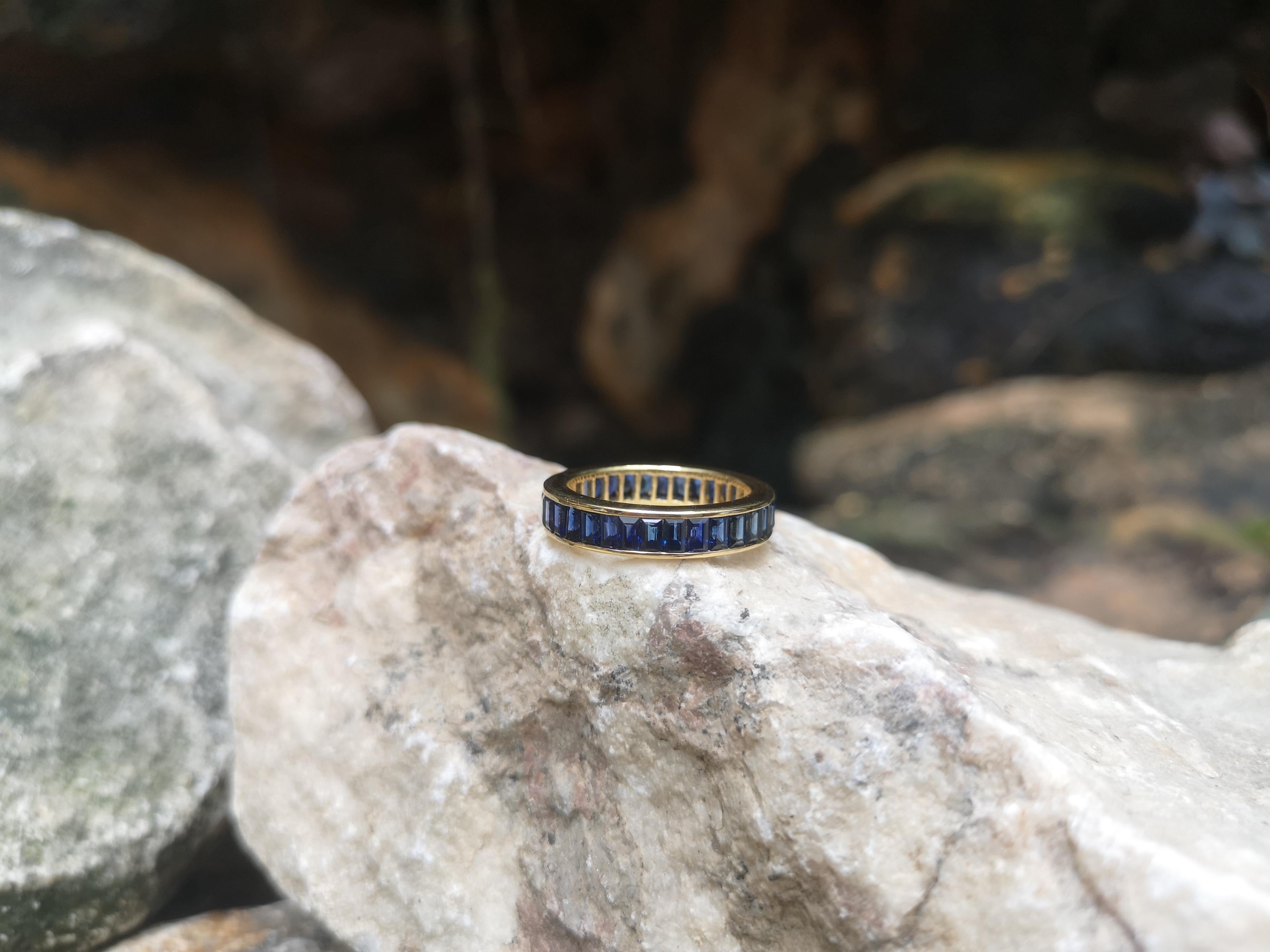 gold sapphire eternity ring
